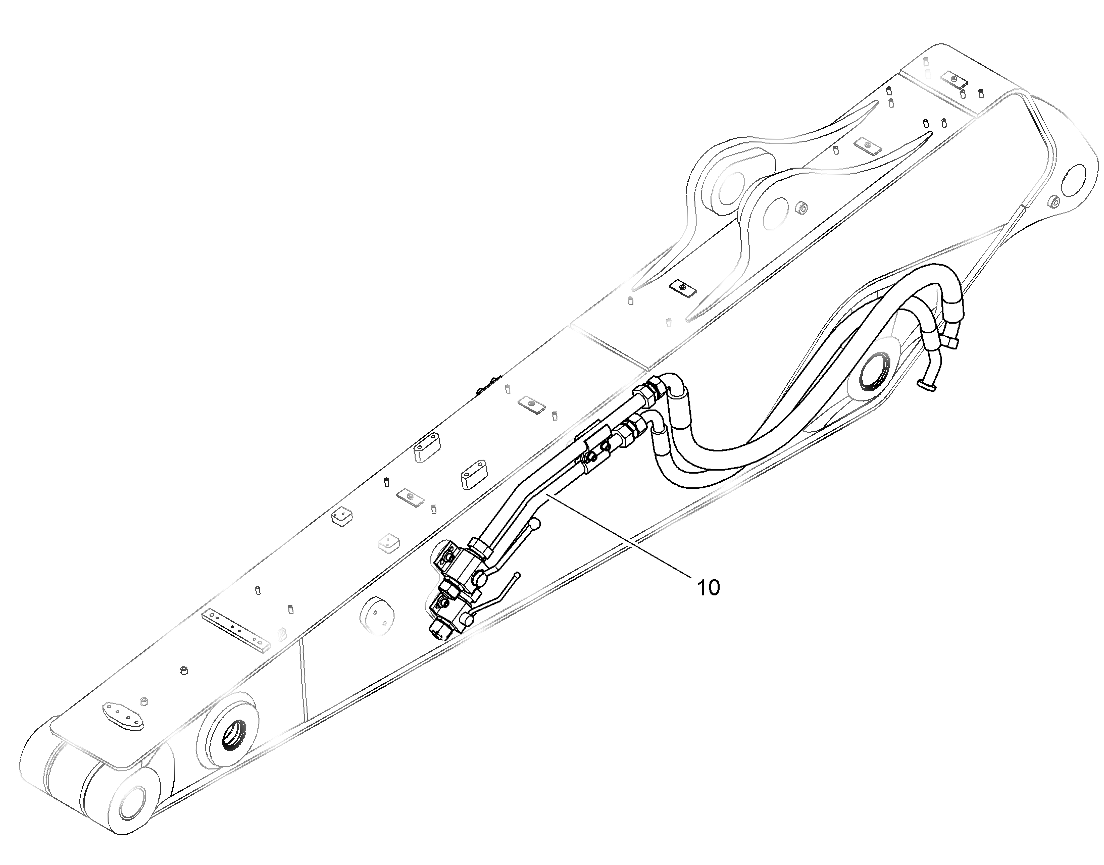 ПРОВОДКА МОНТАЖ AHS 10084006 LIEBHERR