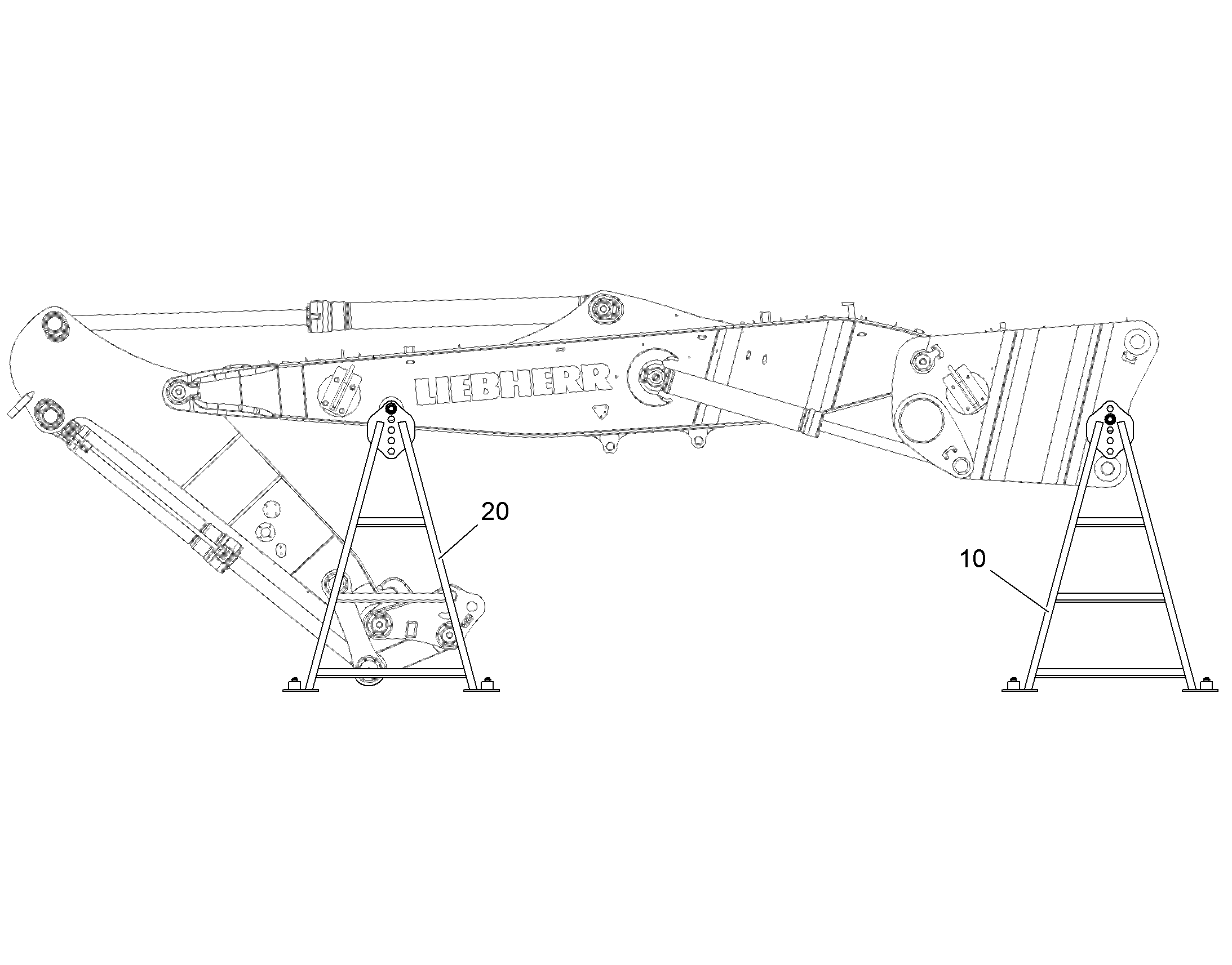 ПОДСТАВКА 10840970 LIEBHERR