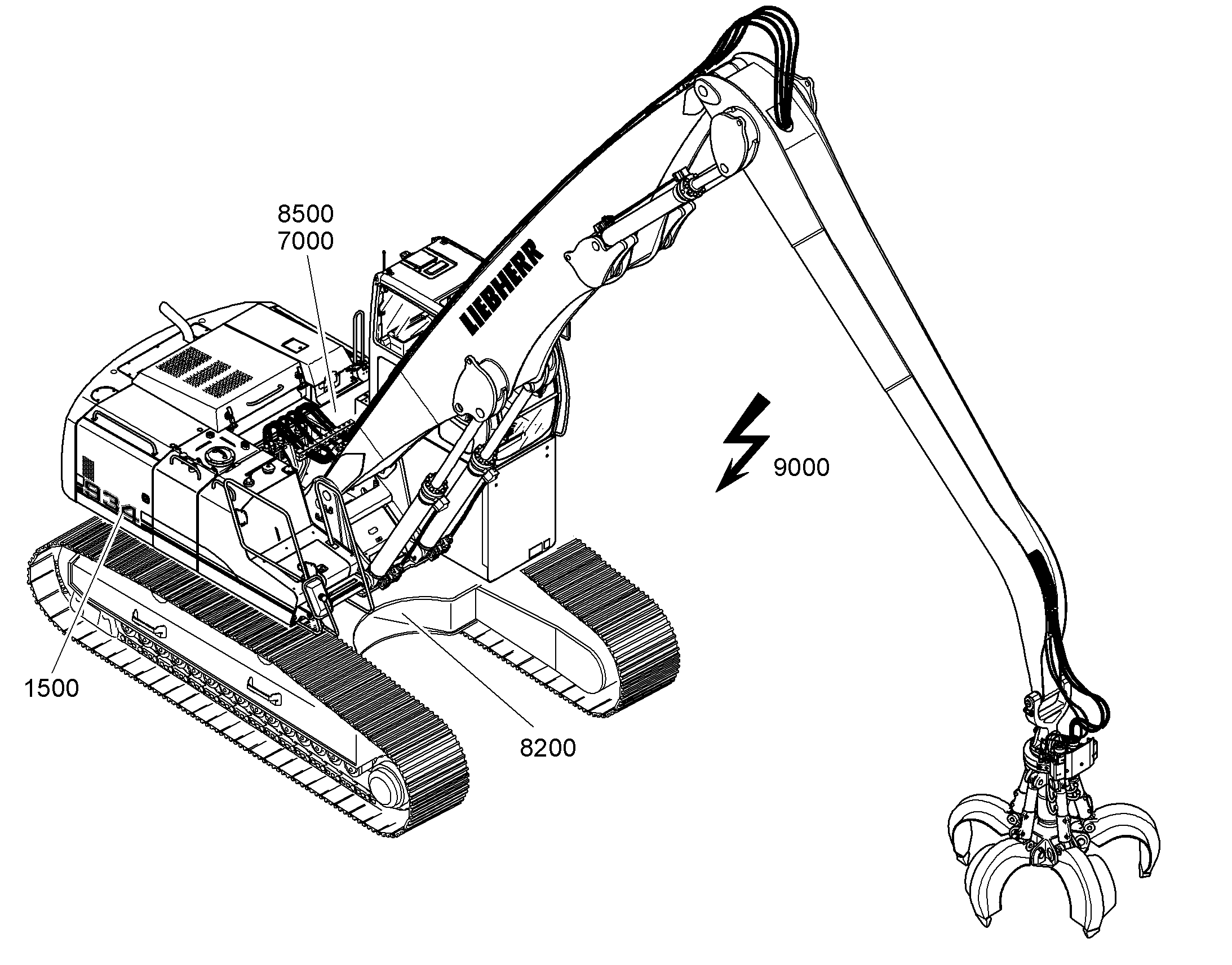 КОЖУХ 10822032 LIEBHERR