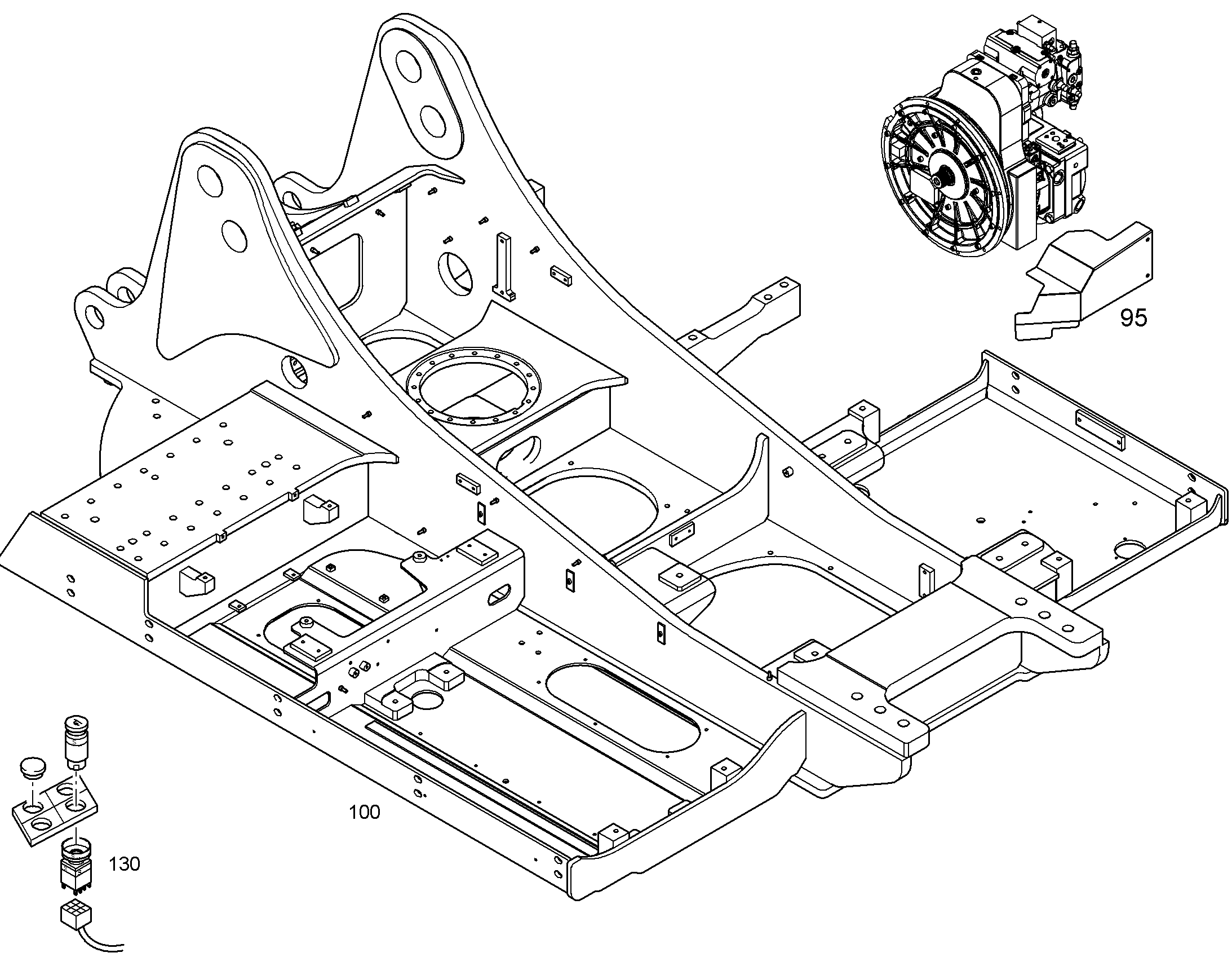 ПЕРЕОБОРУД. ПОВОР. ПЛАТФОРМЫ 10836804 LIEBHERR