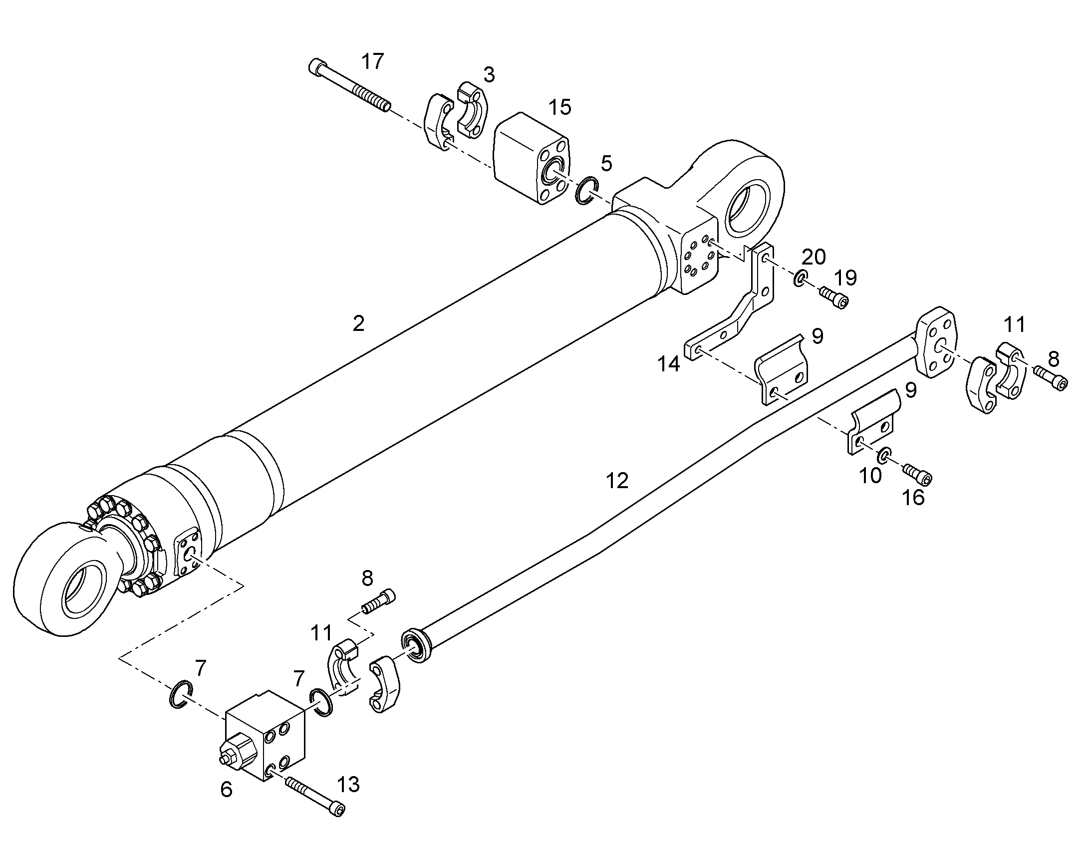 БЛОК ПРОМЕЖУТОЧНЫЙ 10841929 LIEBHERR