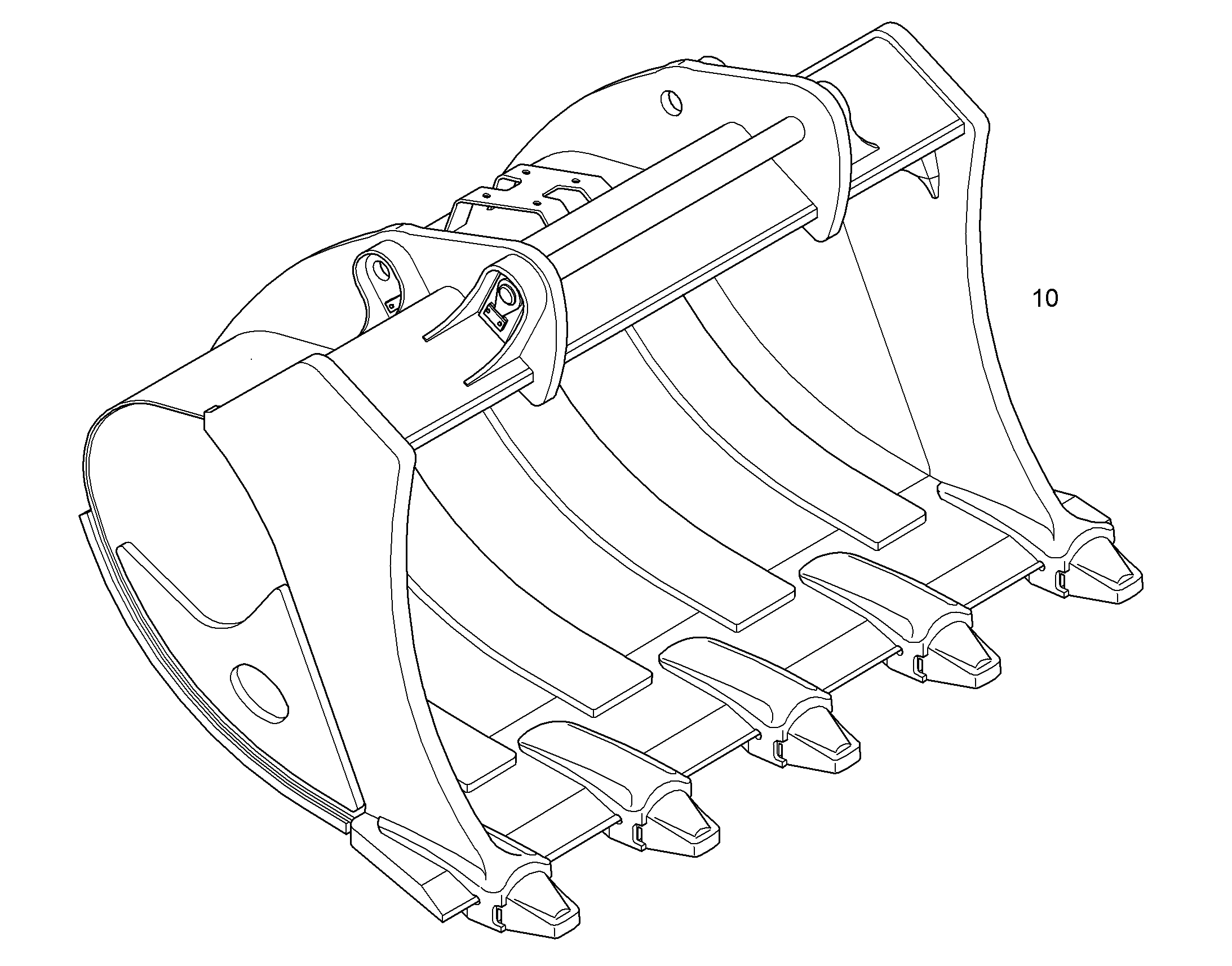 ЛОПАТА ОБРАТНАЯ HD 10831909 LIEBHERR