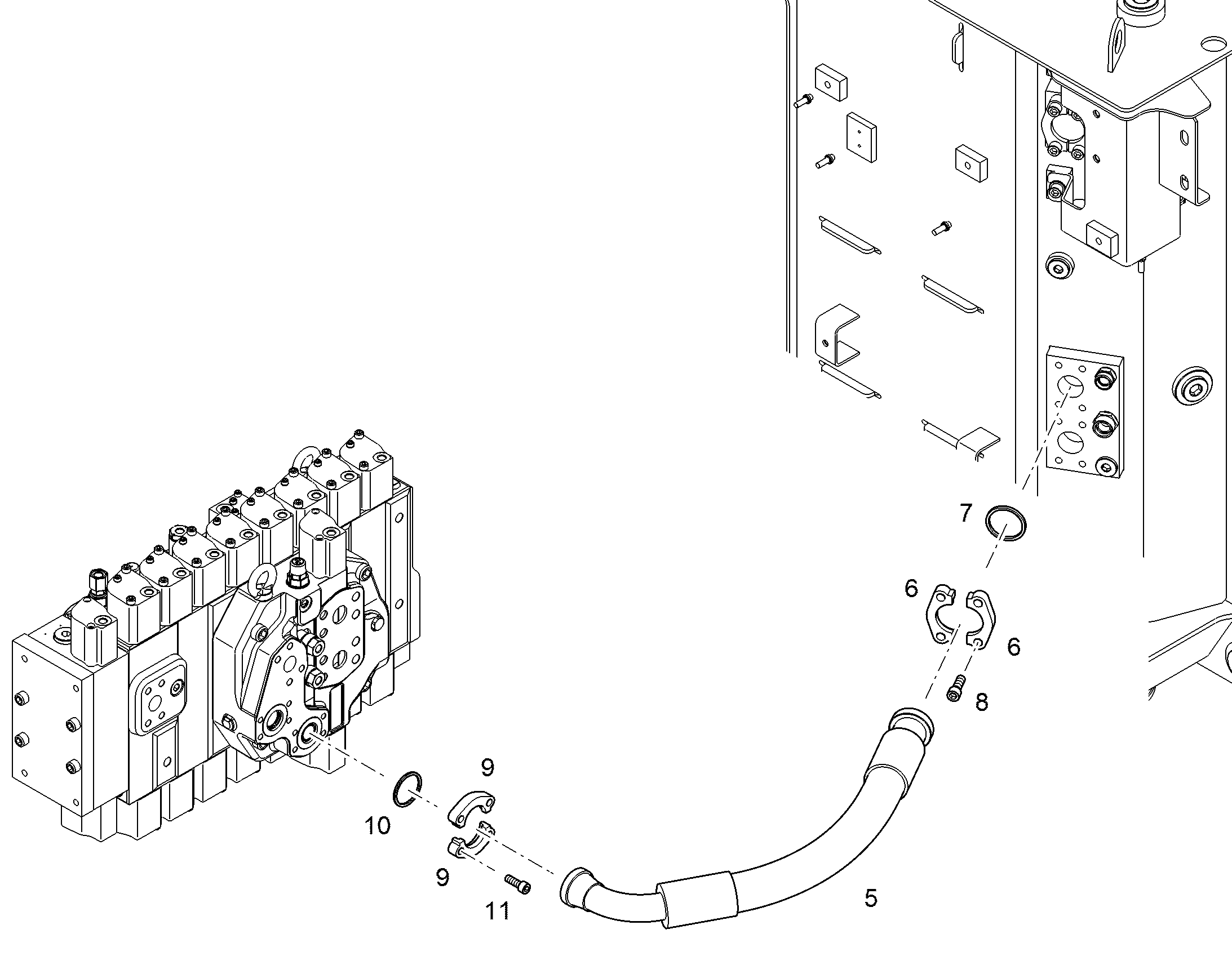 ACCESSORIES F.BUCKET ASPIRAT. 11377090 LIEBHERR