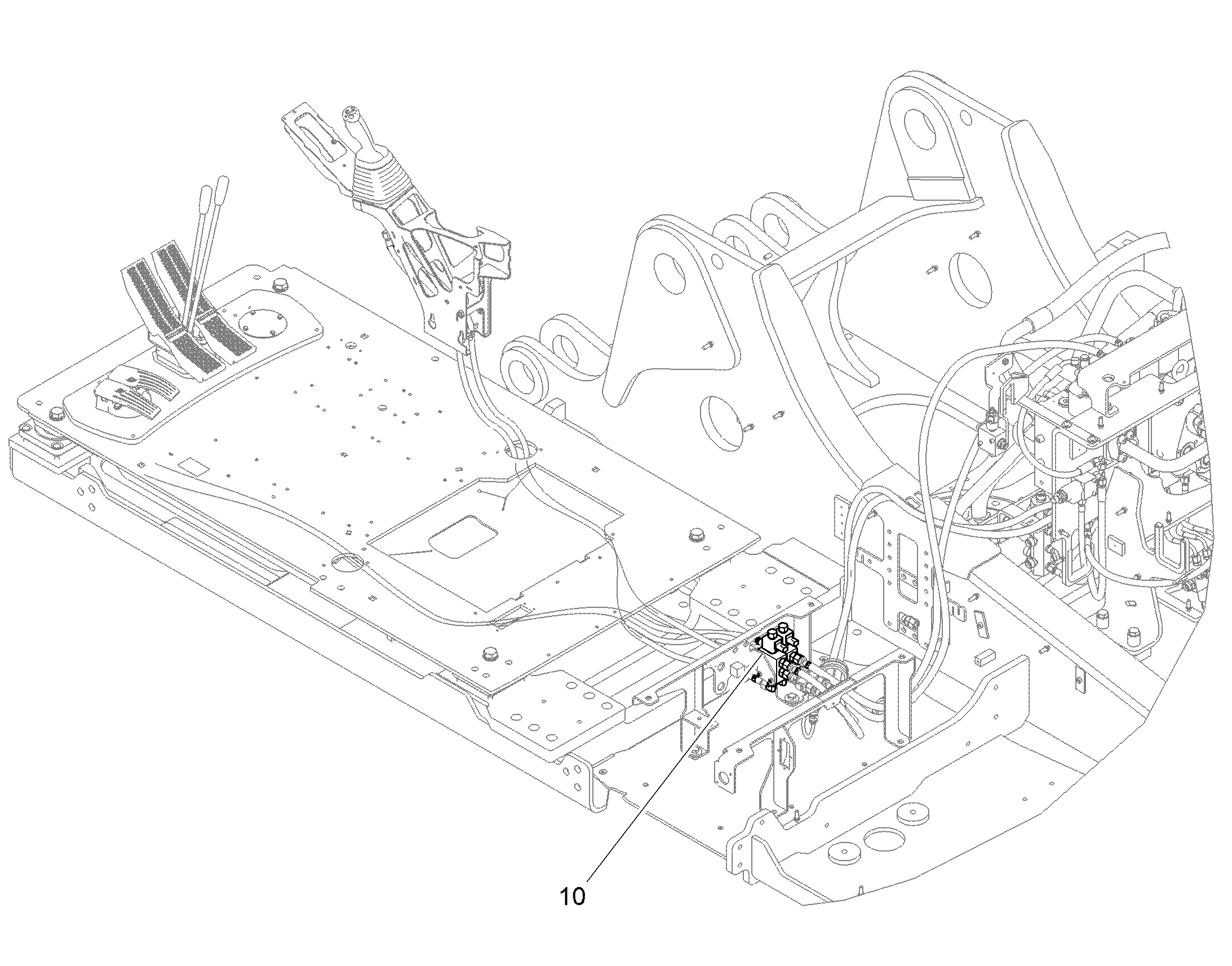 ПЕРЕКЛЮЧЕНИЕ УПРАВЛЕНИЕ 10390742 LIEBHERR
