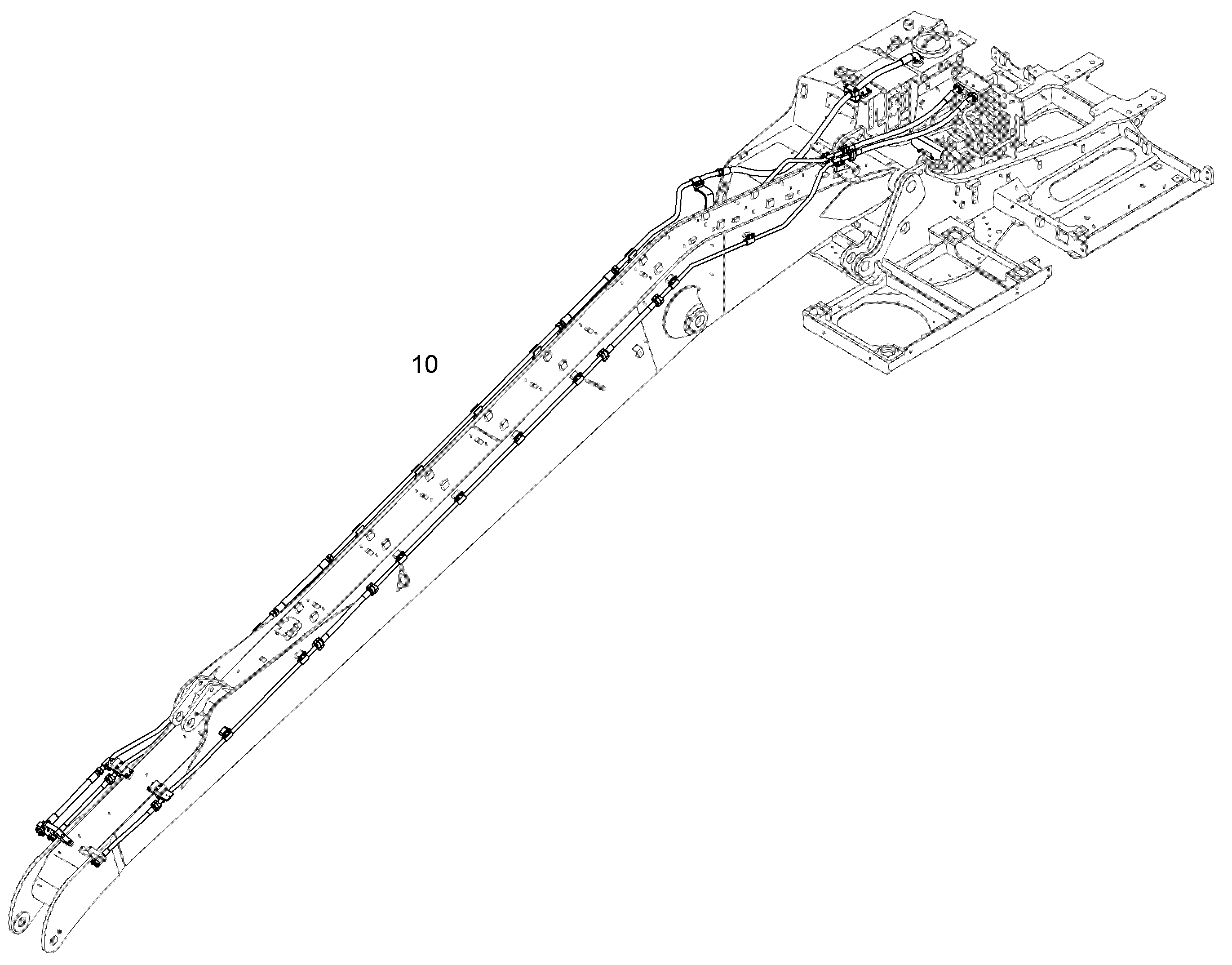 ПРОВОДКА МОНТАЖ AHS 10831725 LIEBHERR
