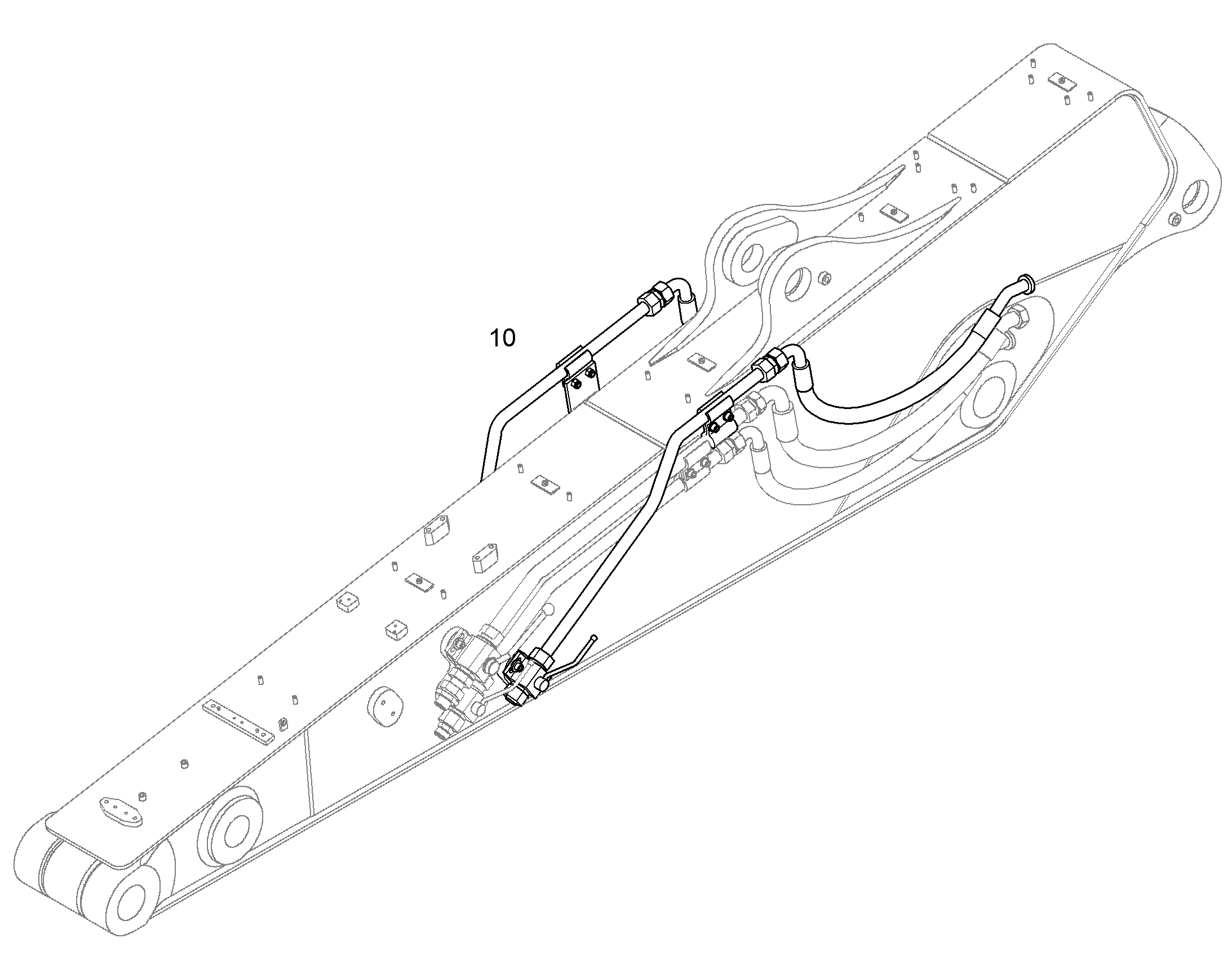 ПРОВОДКА МОНТАЖ AHS 12 10832730 LIEBHERR
