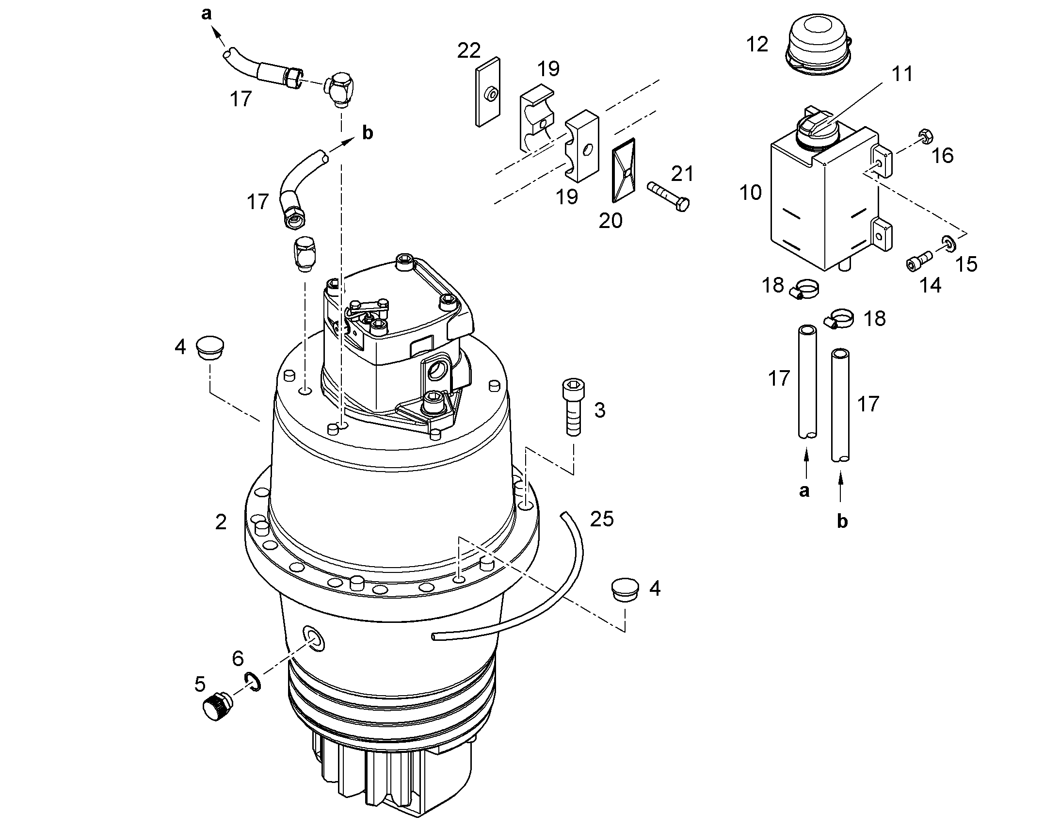 МЕХАНИЗМ ПОВОРОТА 10835837 LIEBHERR