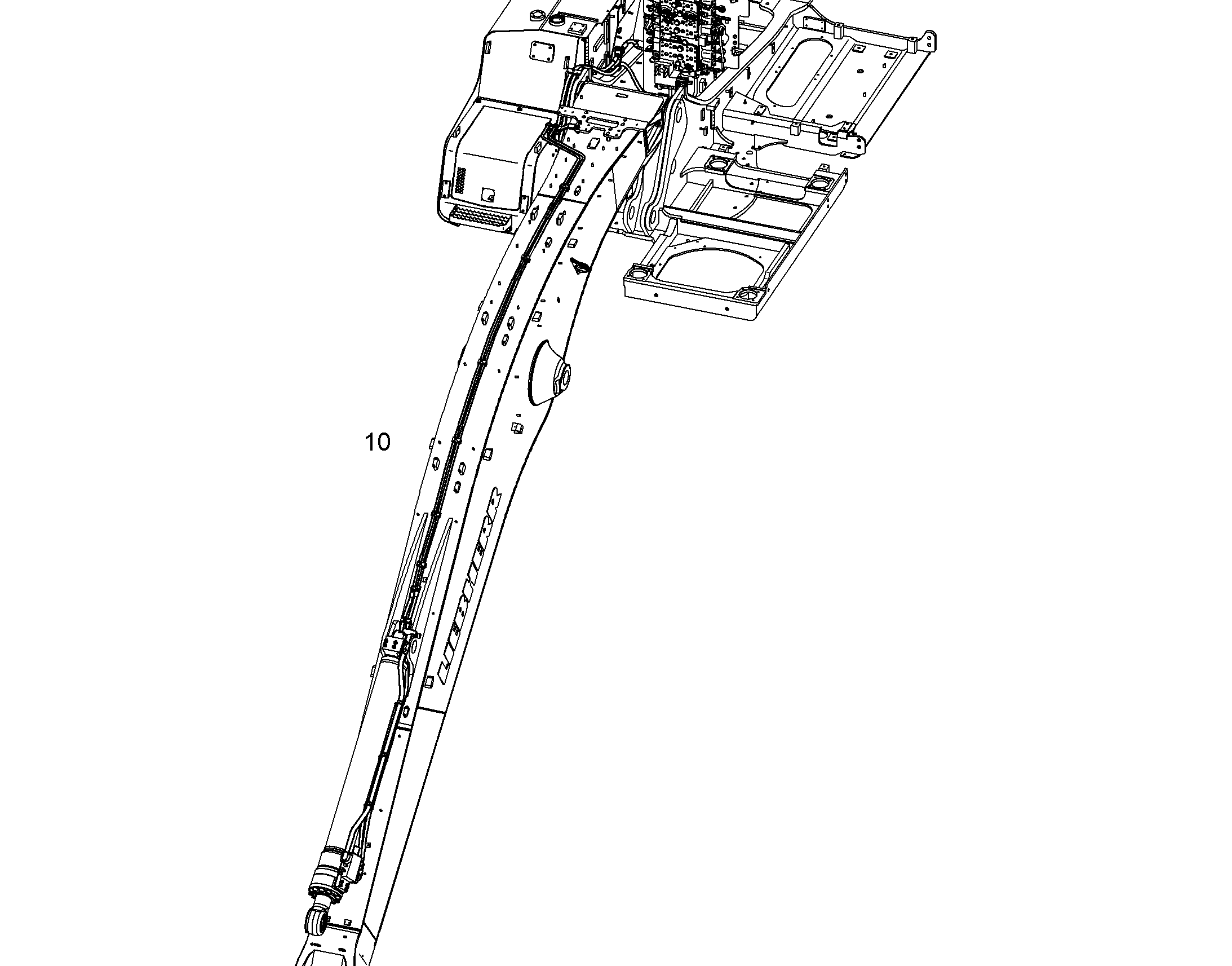 ЗАЩ.ТРУБЫ ЦИЛ.РУК. 10835743 LIEBHERR