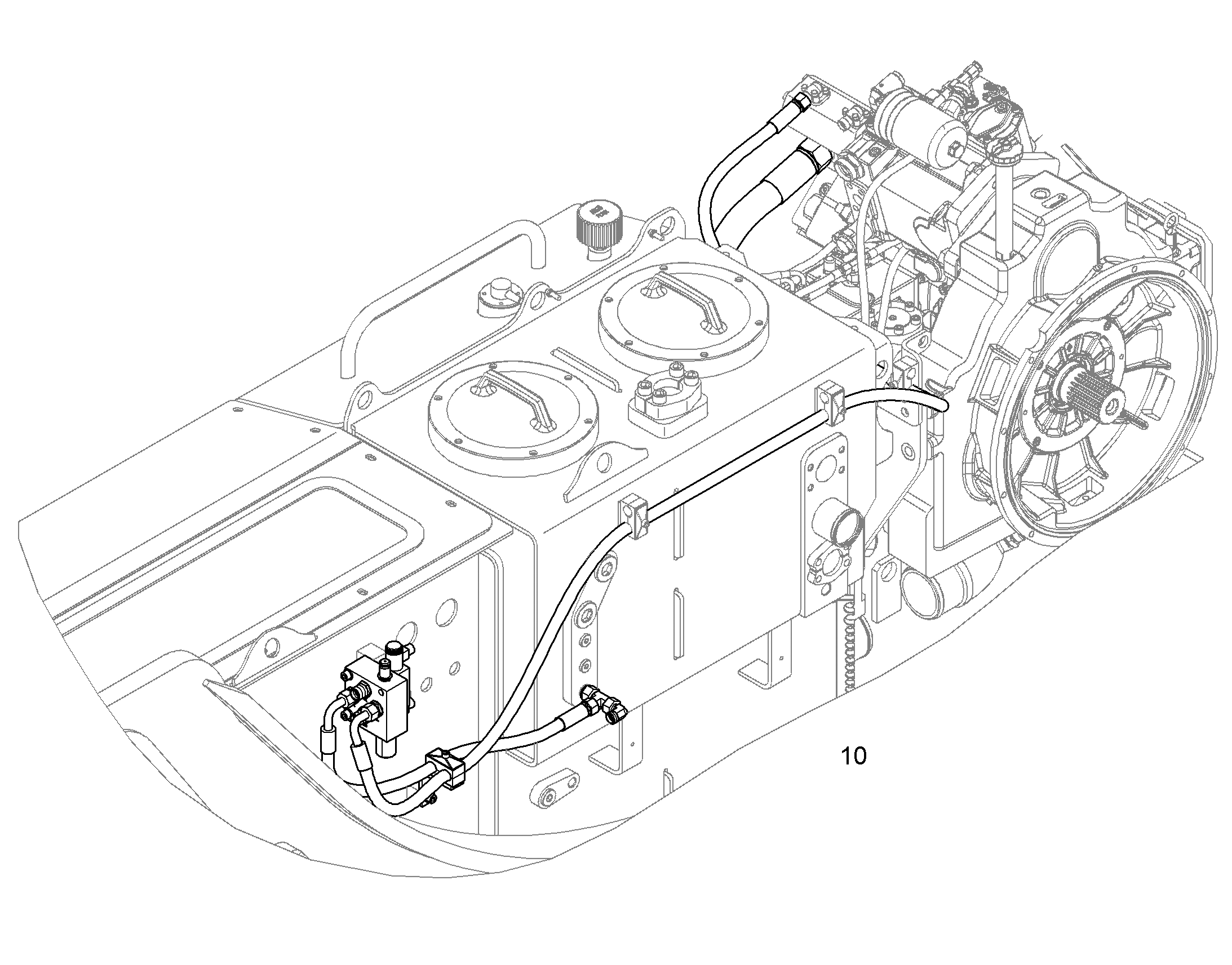 ДООБОРУД. ПРИВ. МЕХ.ПОВ. 10825605 LIEBHERR