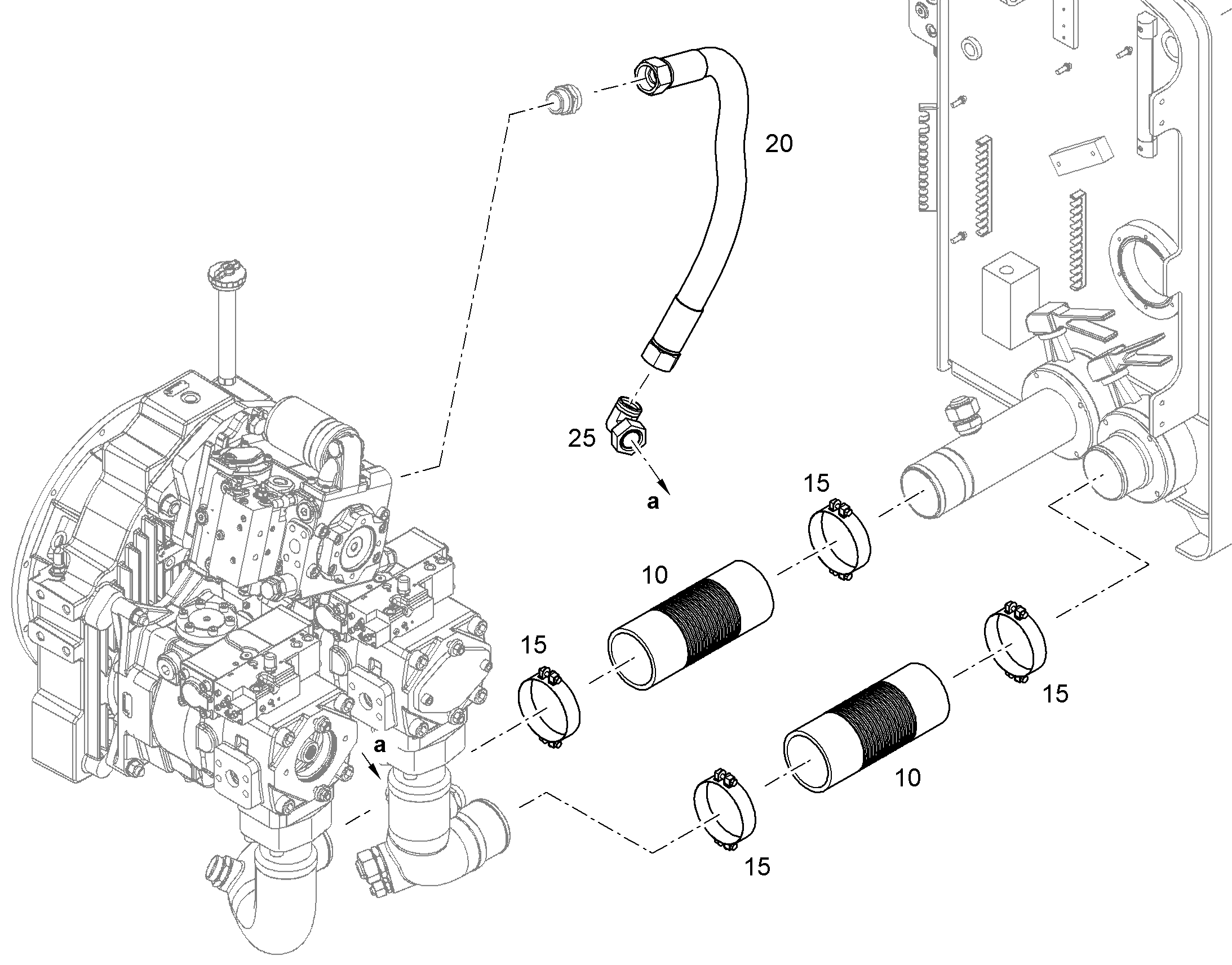 ШЛАНГ 32X850 10816222 LIEBHERR