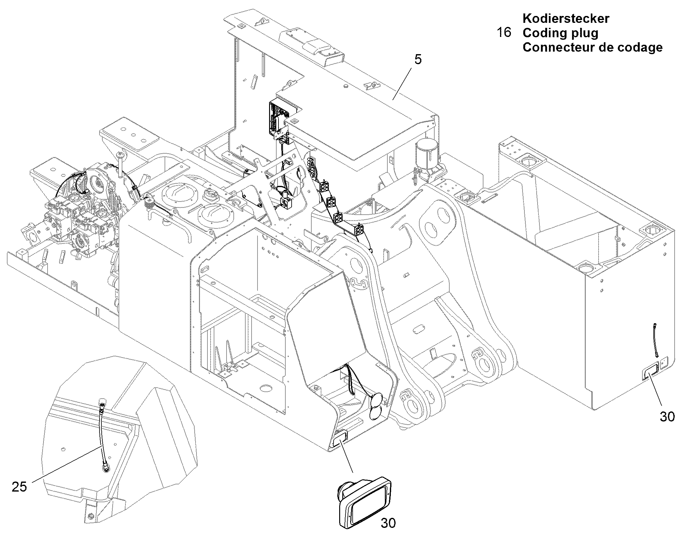 ПОСТАВЛЯЕМЫЙ КОМПЛЕКТ CLEMESSY 10856905 LIEBHERR