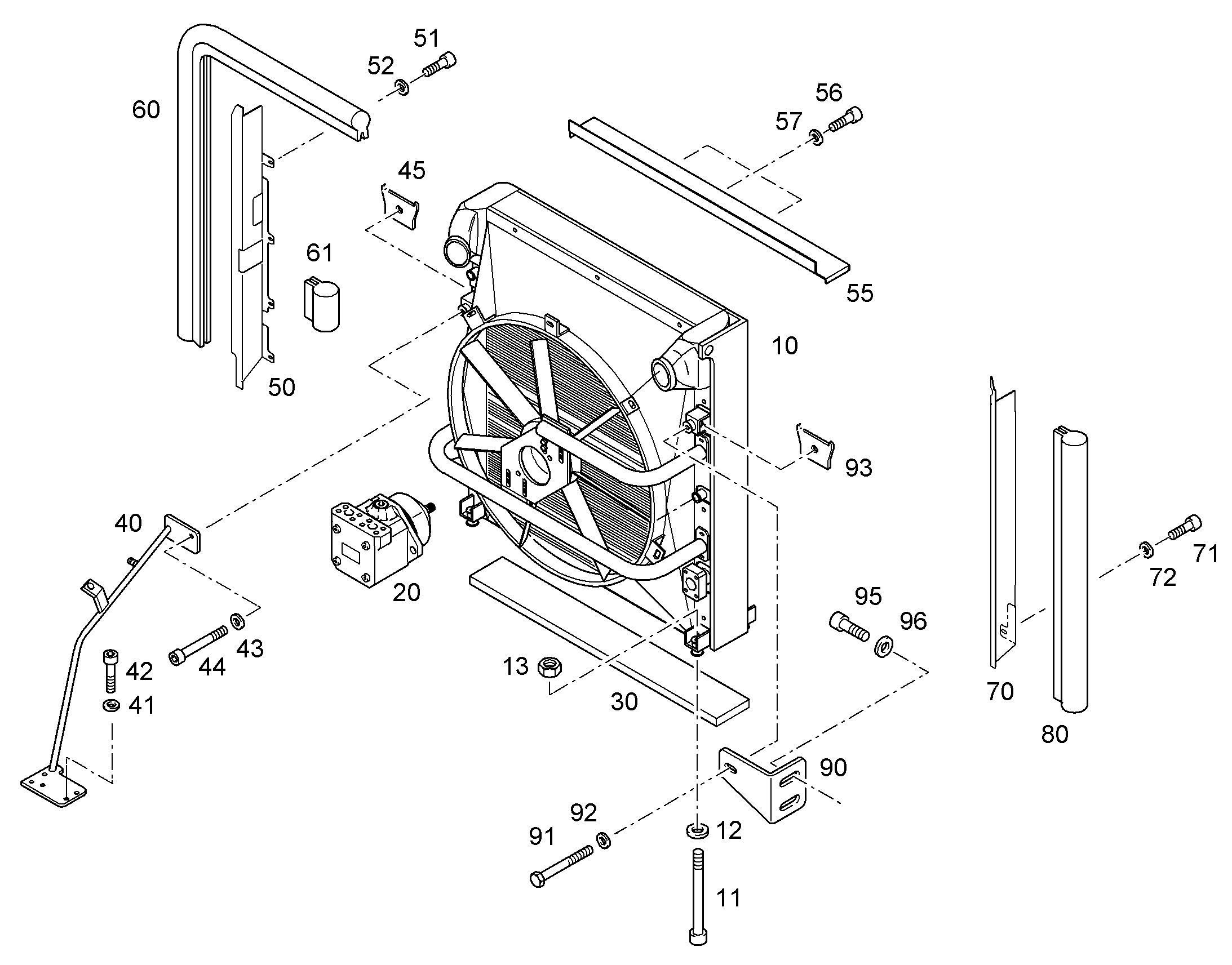 ОХЛАДИТЕЛЬ ПОРШНЯ 10475794 LIEBHERR