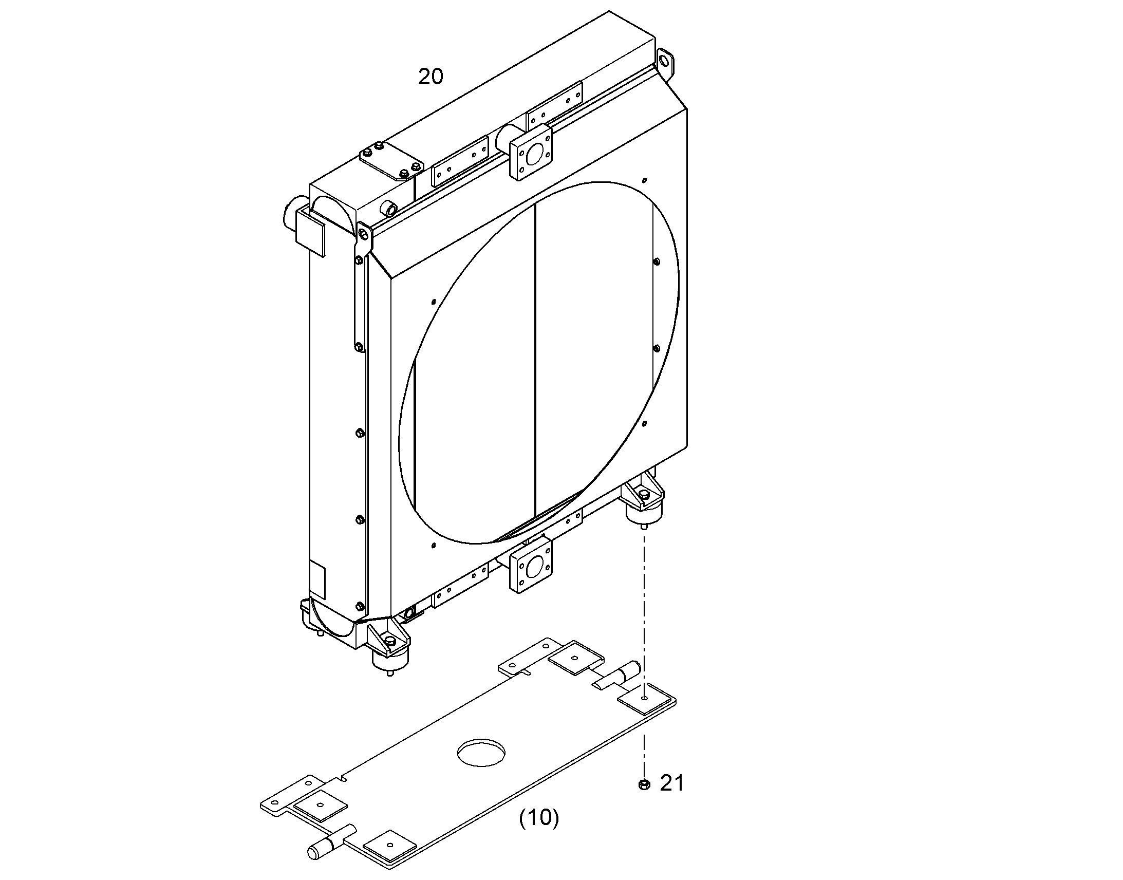 МАСЛЯНЫЙ РАДИАТОР 11210154 LIEBHERR
