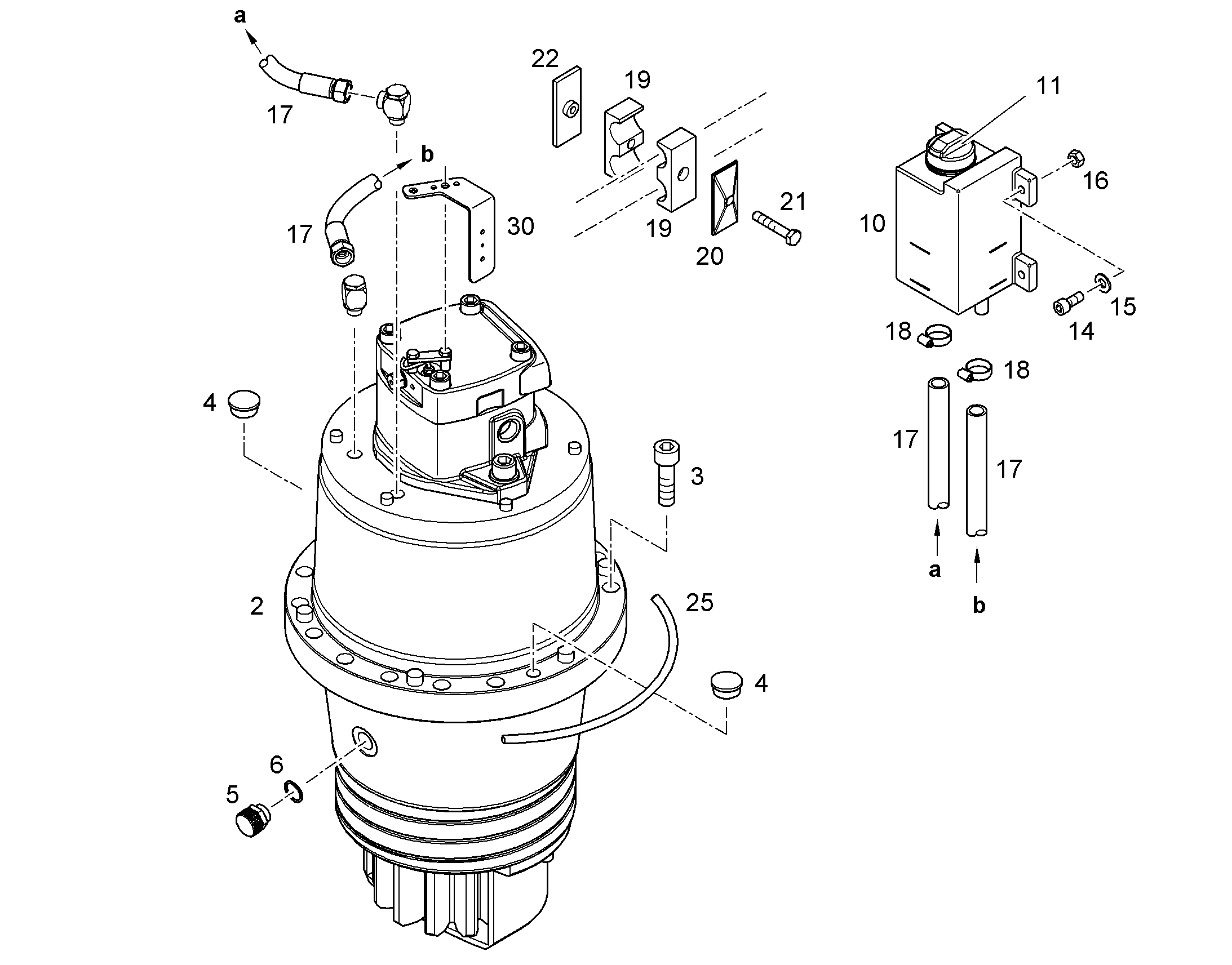 МЕХАНИЗМ ПОВОРОТА 10398585 LIEBHERR