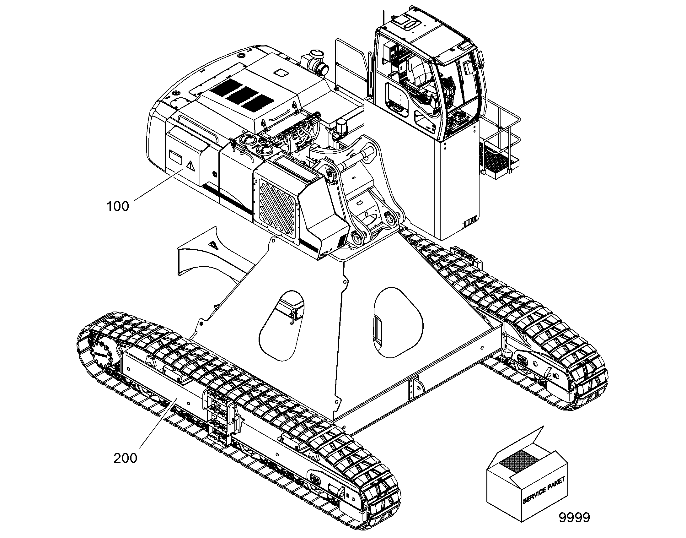ШАССИ, КОМПЛЕКТ 10839128 LIEBHERR