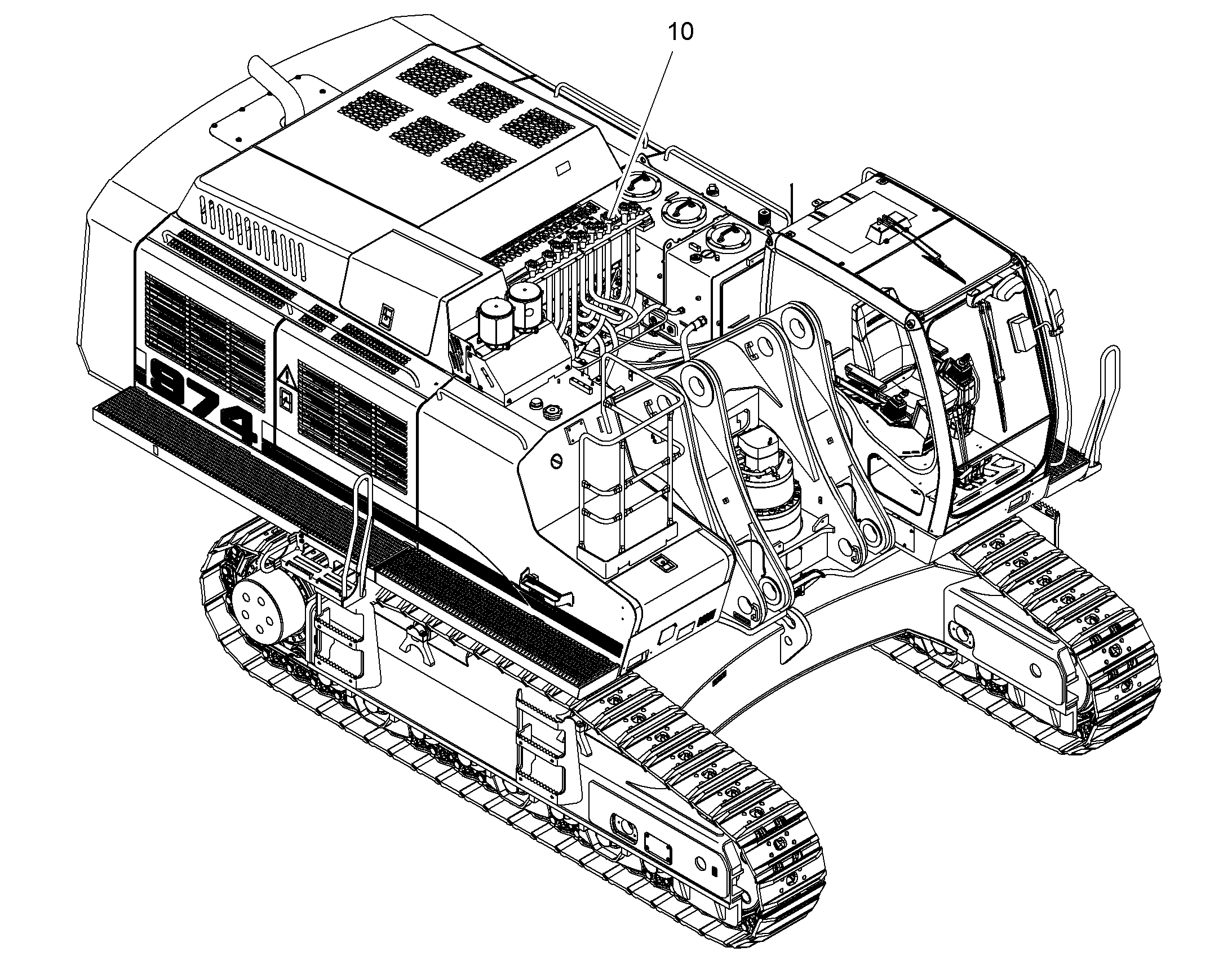 ДОПОЛНЕНИЕ-В ШАССИ AHS 11 10841493 LIEBHERR