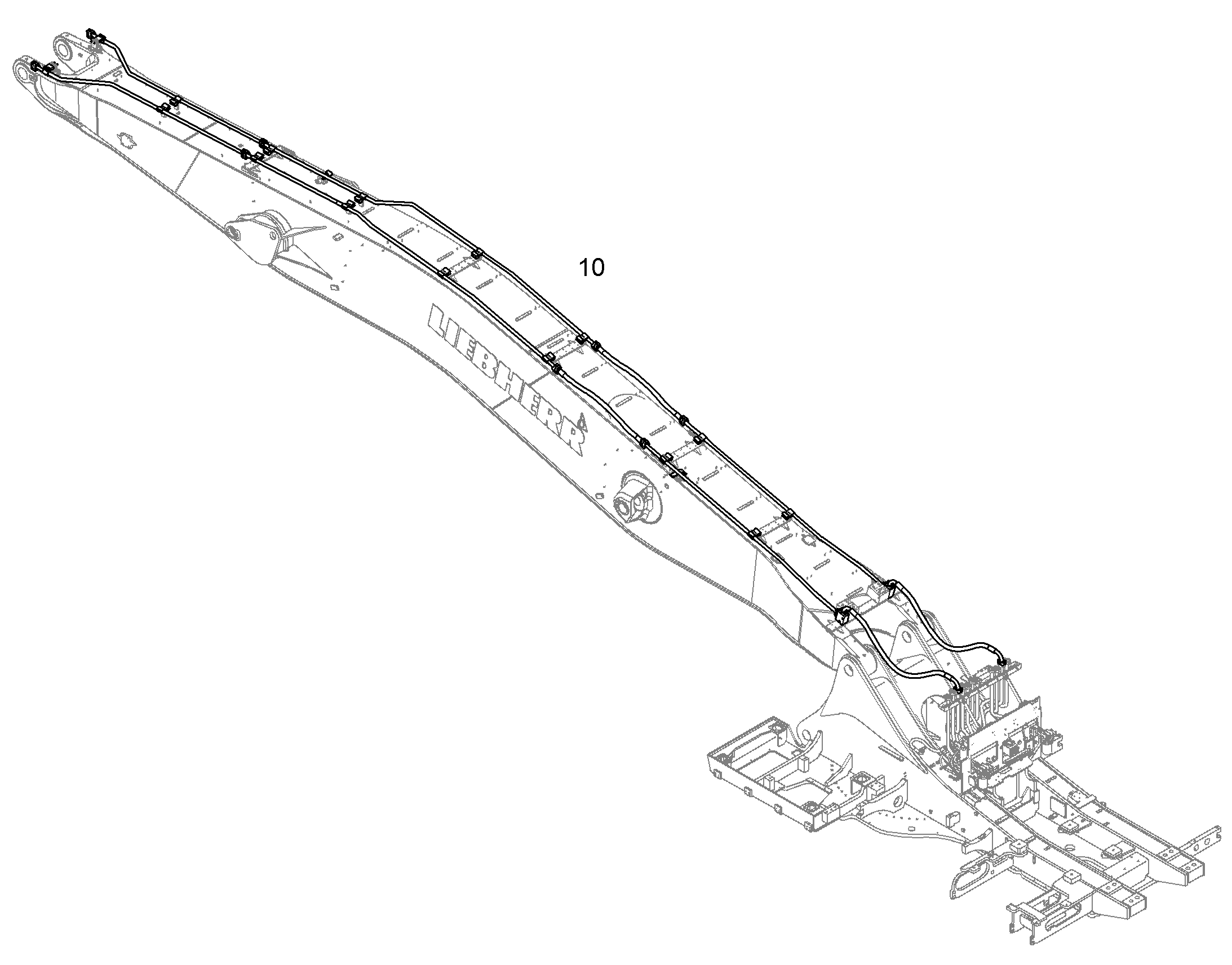 ПРОВОДКА МОНТАЖ AHS 10841431 LIEBHERR