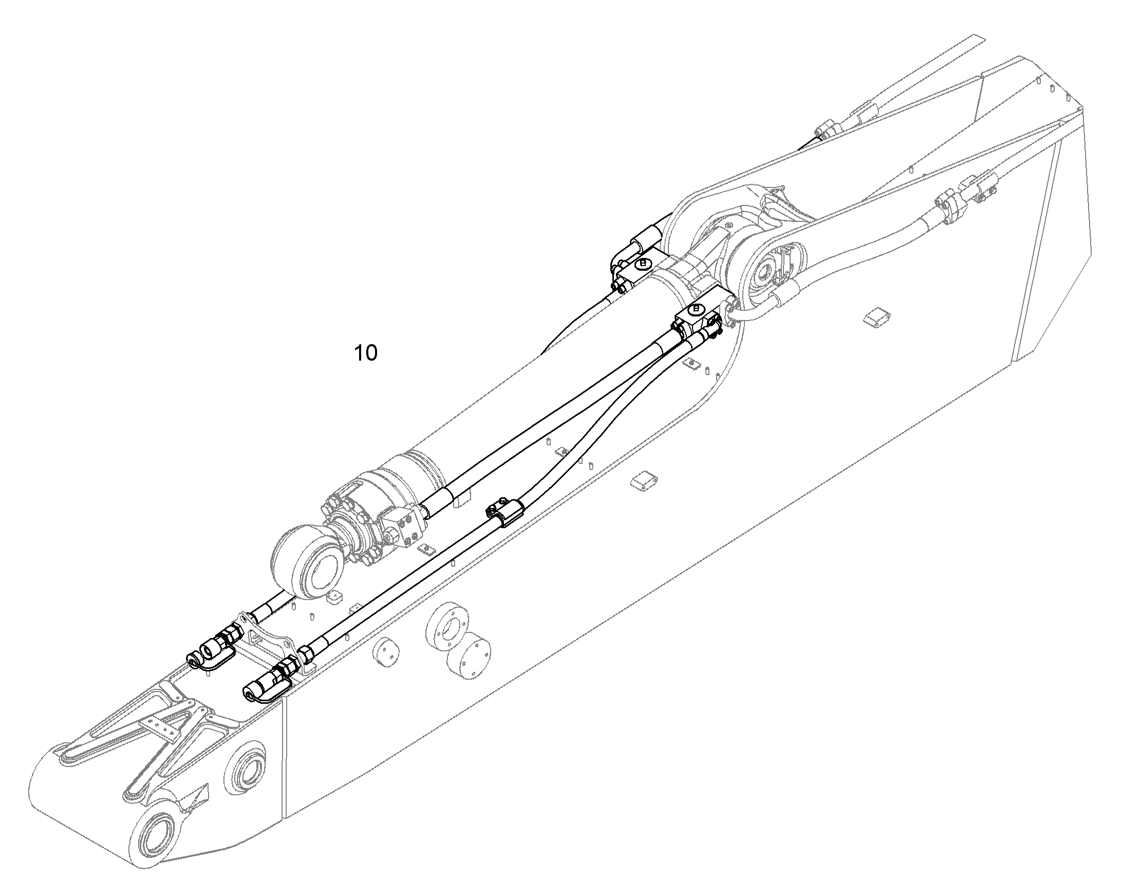 ПРОВОДКА ПРИВОД ГРЕЙФЕРА 10841476 LIEBHERR