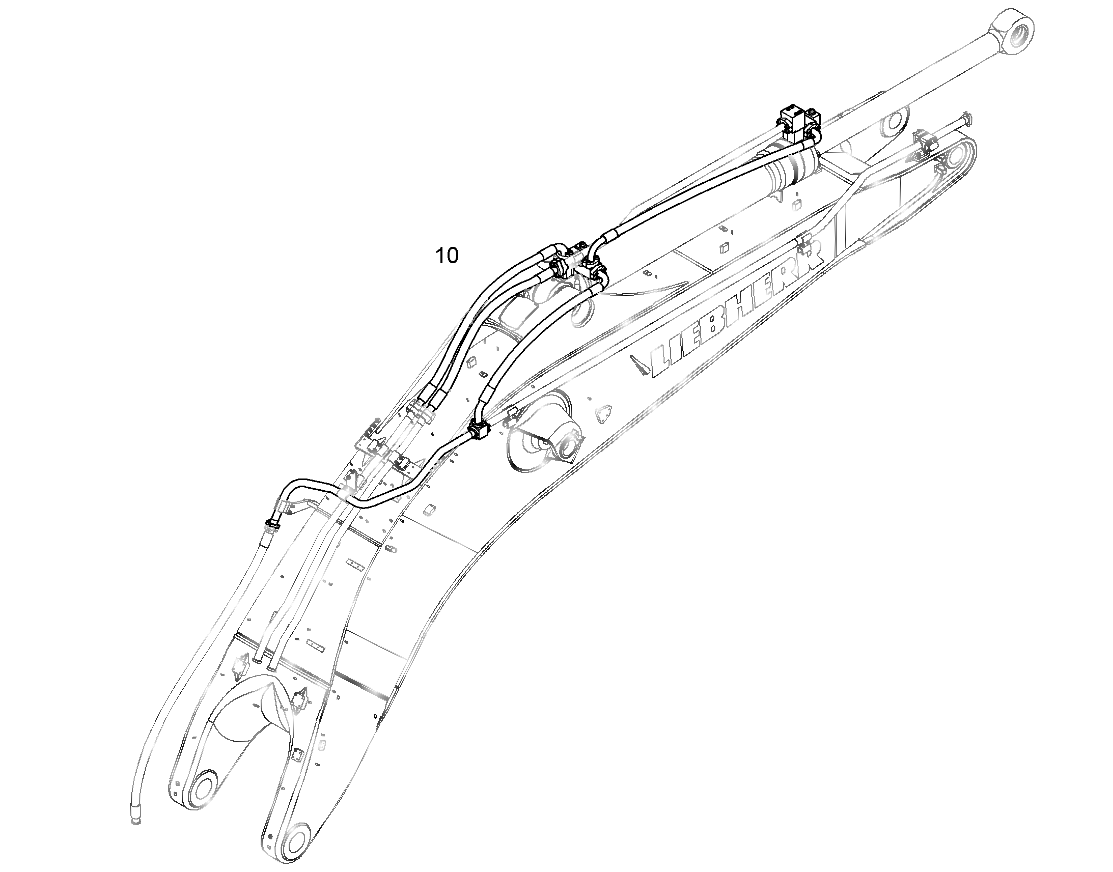 МОНТ.НАБ.КЛАПАН ОГРАНИЧ. ДАВЛ. 10843898 LIEBHERR