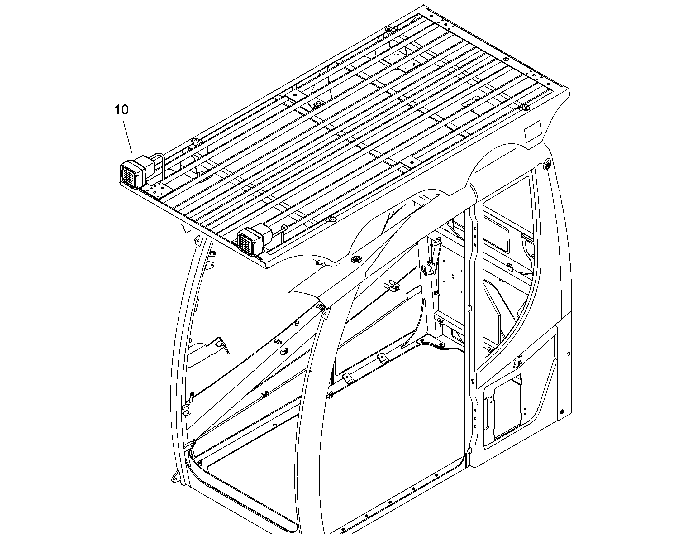 ПРЕДВАРИТЕЛЬНЫЙ МОНТАЖ ФАР 10834375 LIEBHERR