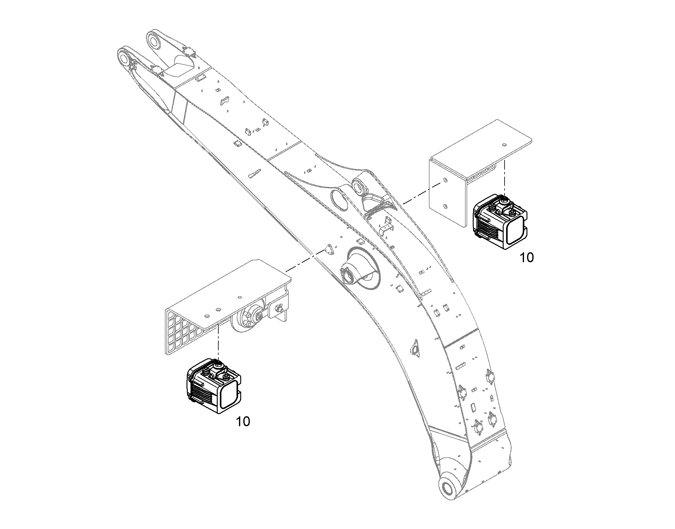 ФАРЫ УСТАНОВКА XENON 10826418 LIEBHERR