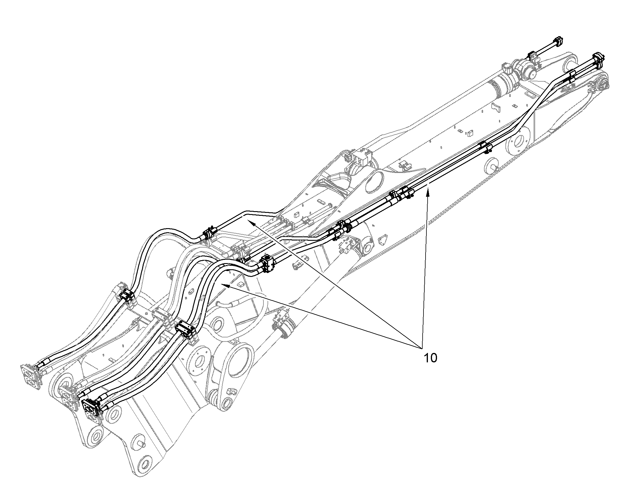 ПРОВОДКА МОНТАЖ AHS 10840517 LIEBHERR
