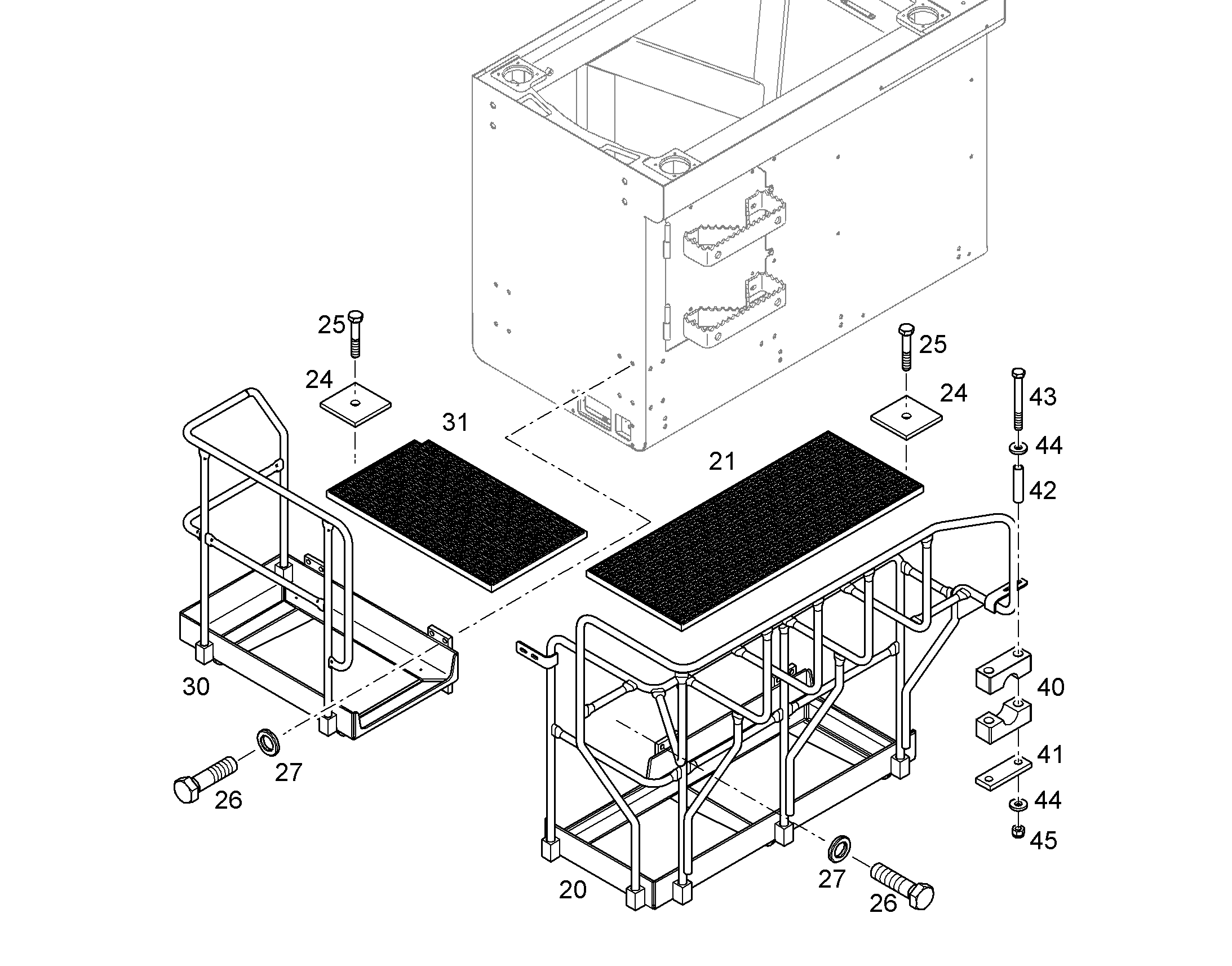 ПЛАТФОРМА 10838886 LIEBHERR