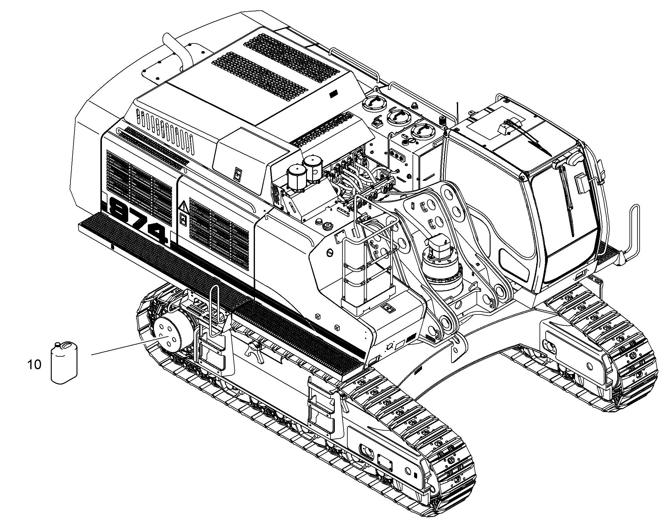 ЗАПОЛНЕНИЕ МЕХ. ПЕРЕМЕЩЕНИЯ 10839471 LIEBHERR