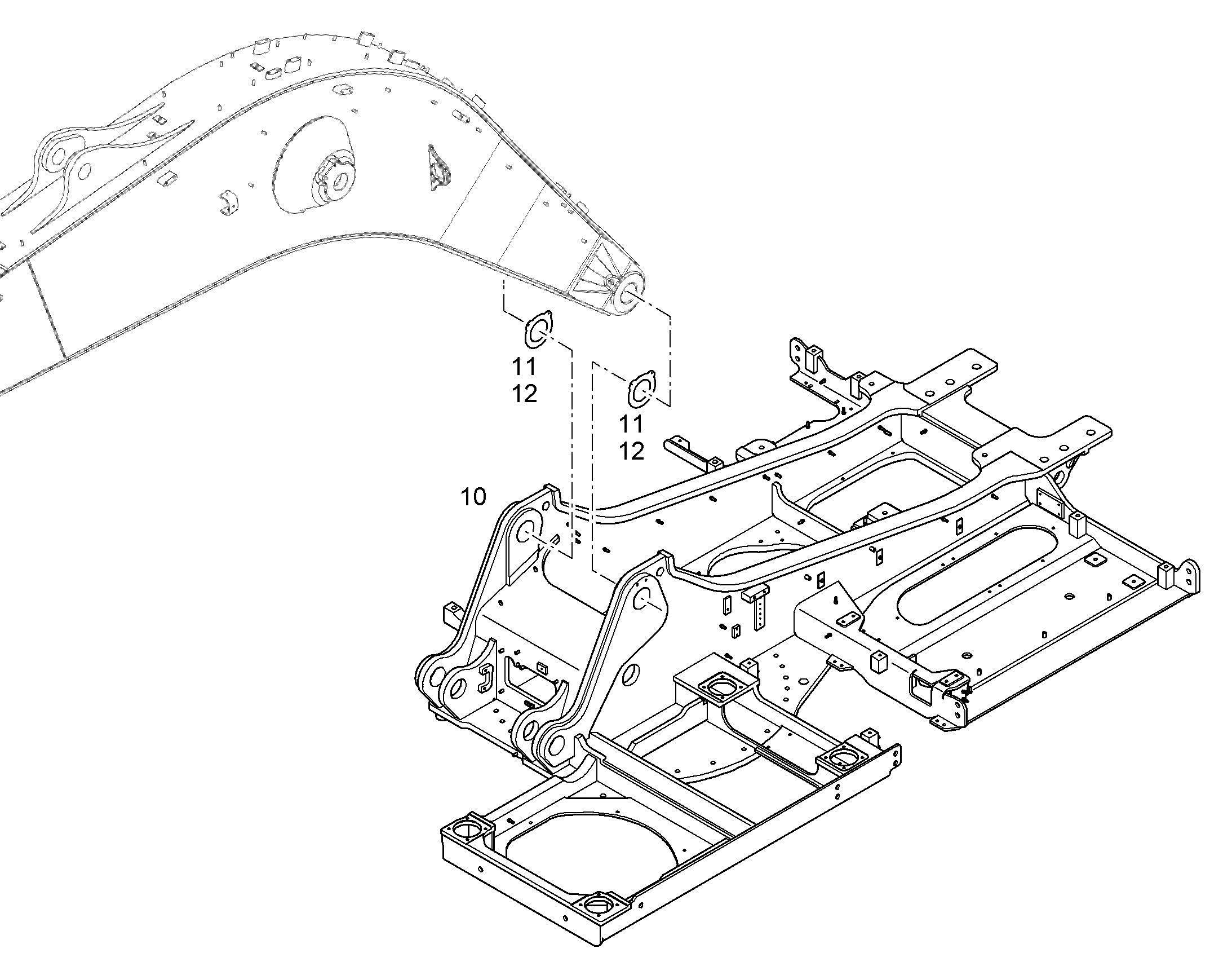 ПЕРЕОБОРУД. ПОВОР. ПЛАТФОРМЫ 10839489 LIEBHERR