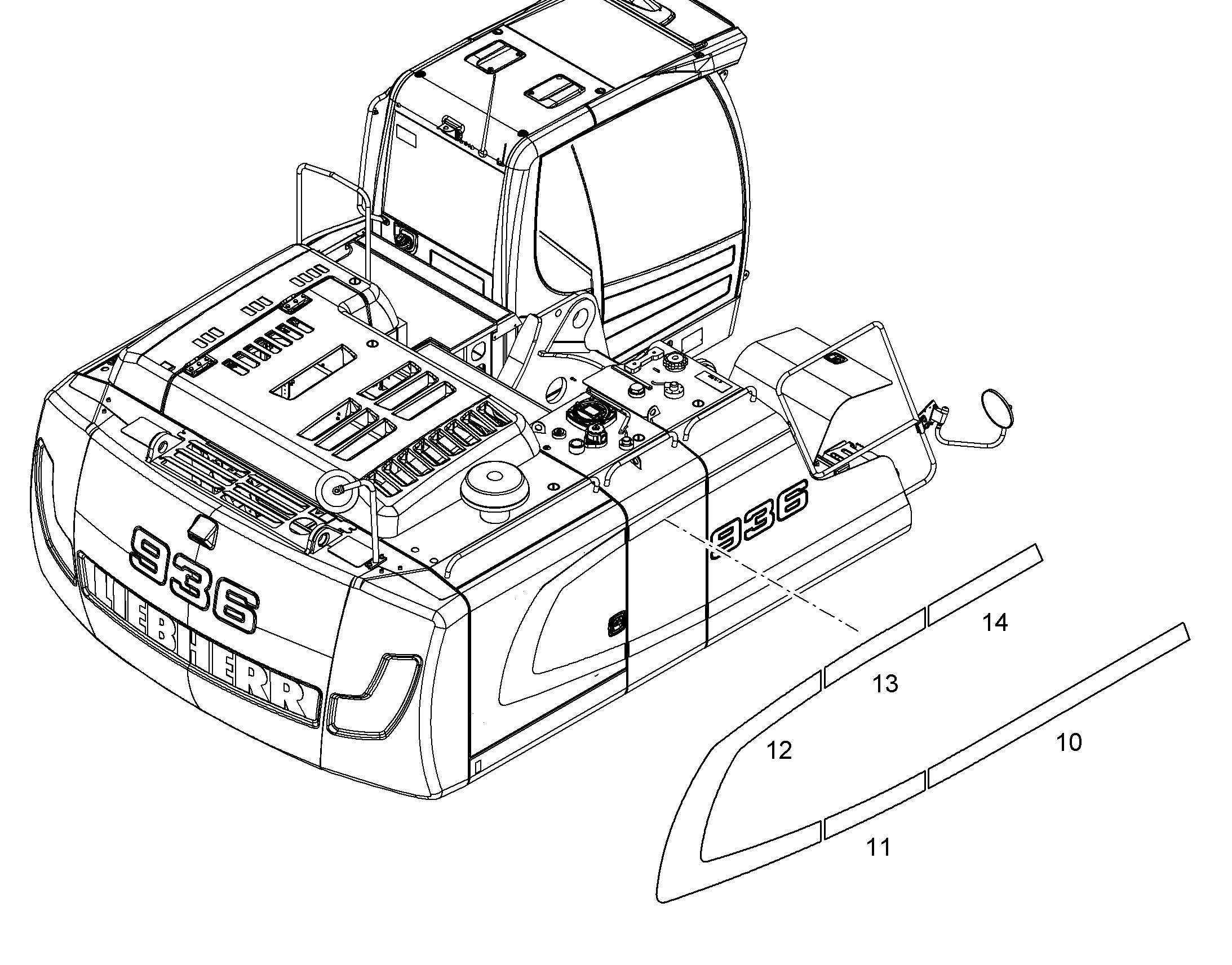 ТАБЛИЧКА 12887883 LIEBHERR