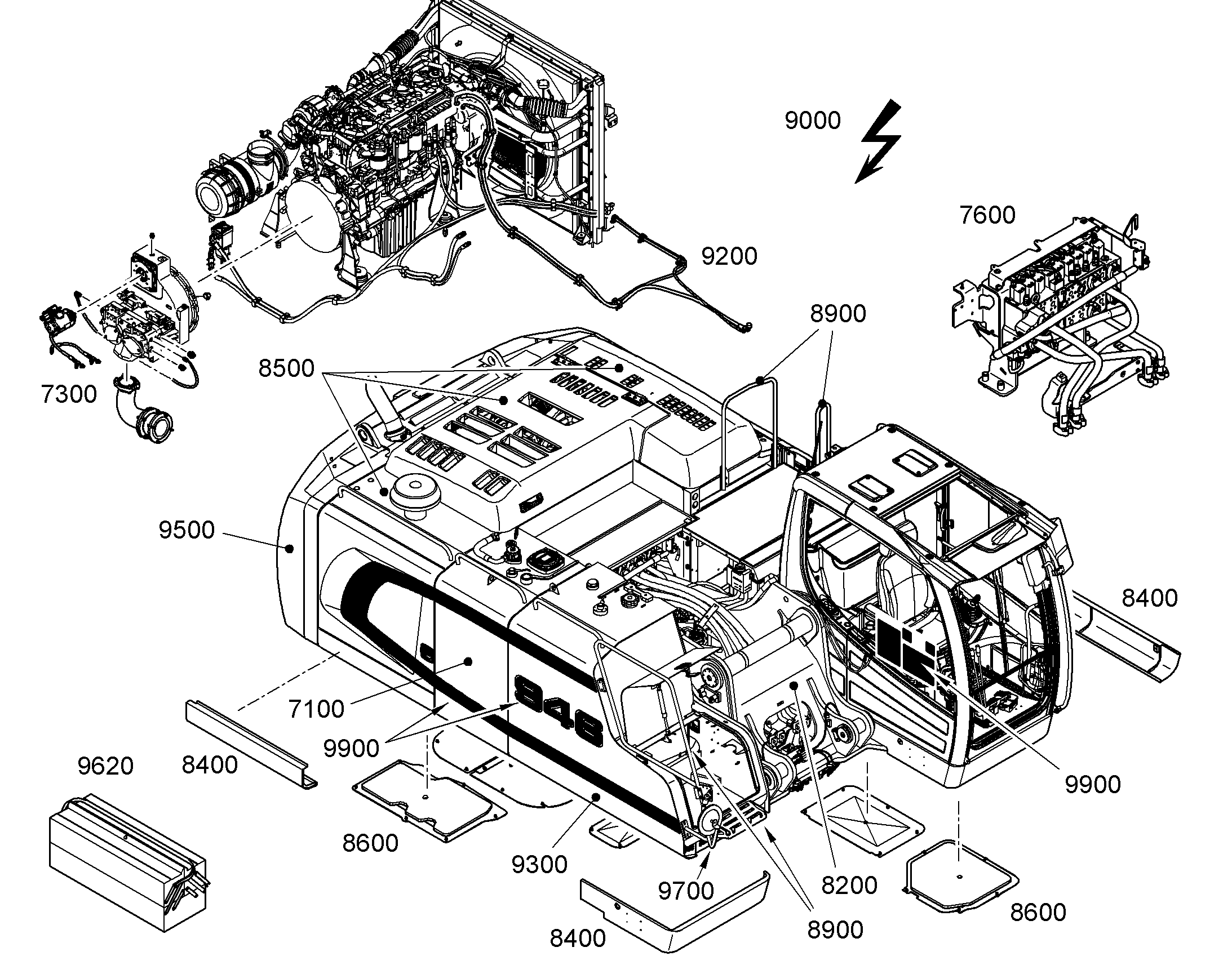 БАЛЛАСТНЫЙ ГРУЗ, УЗЕЛ 10384172 LIEBHERR