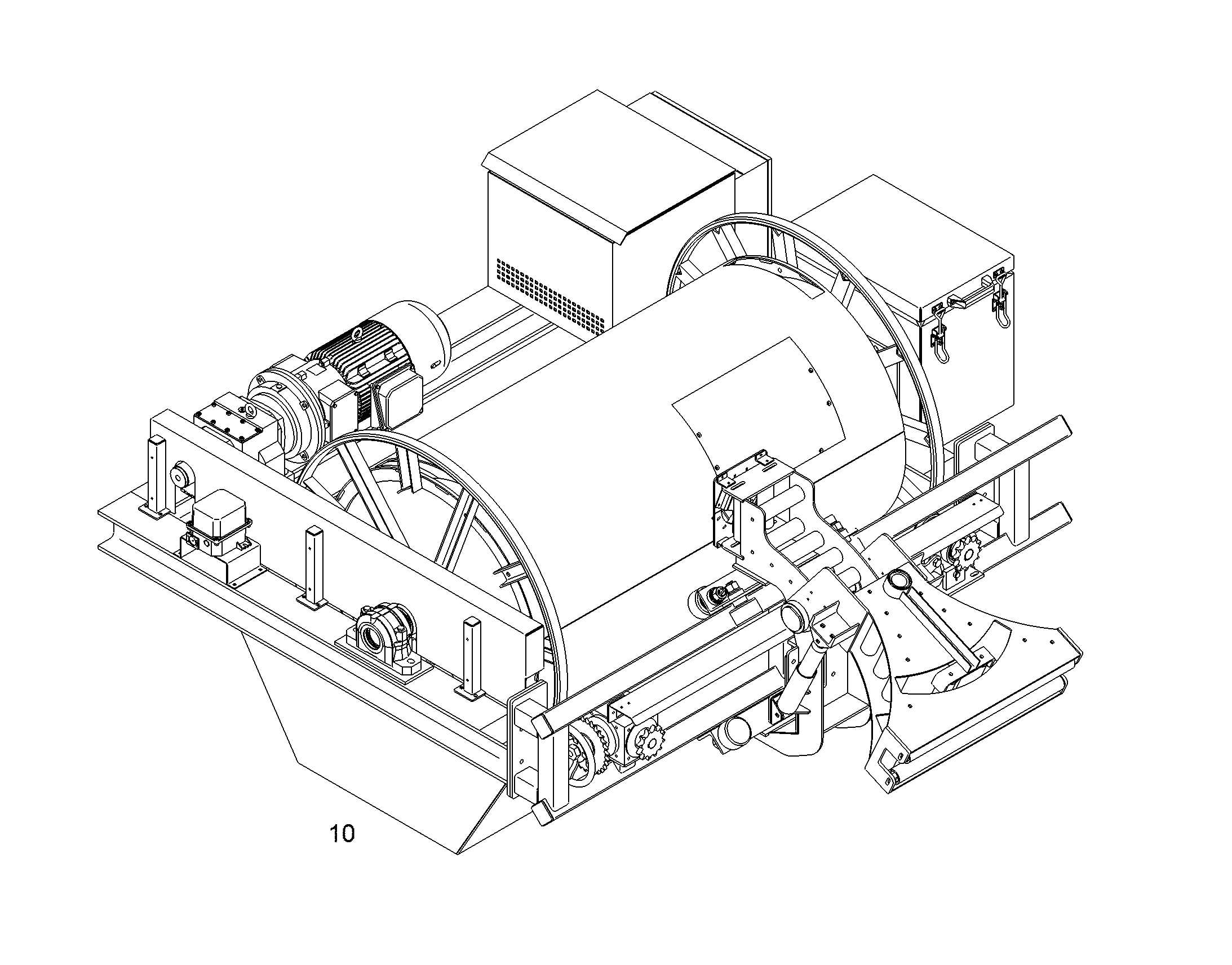 БАРАБАН КАБЕЛЬНЫЙ ДЛЯ 500V 10841401 LIEBHERR