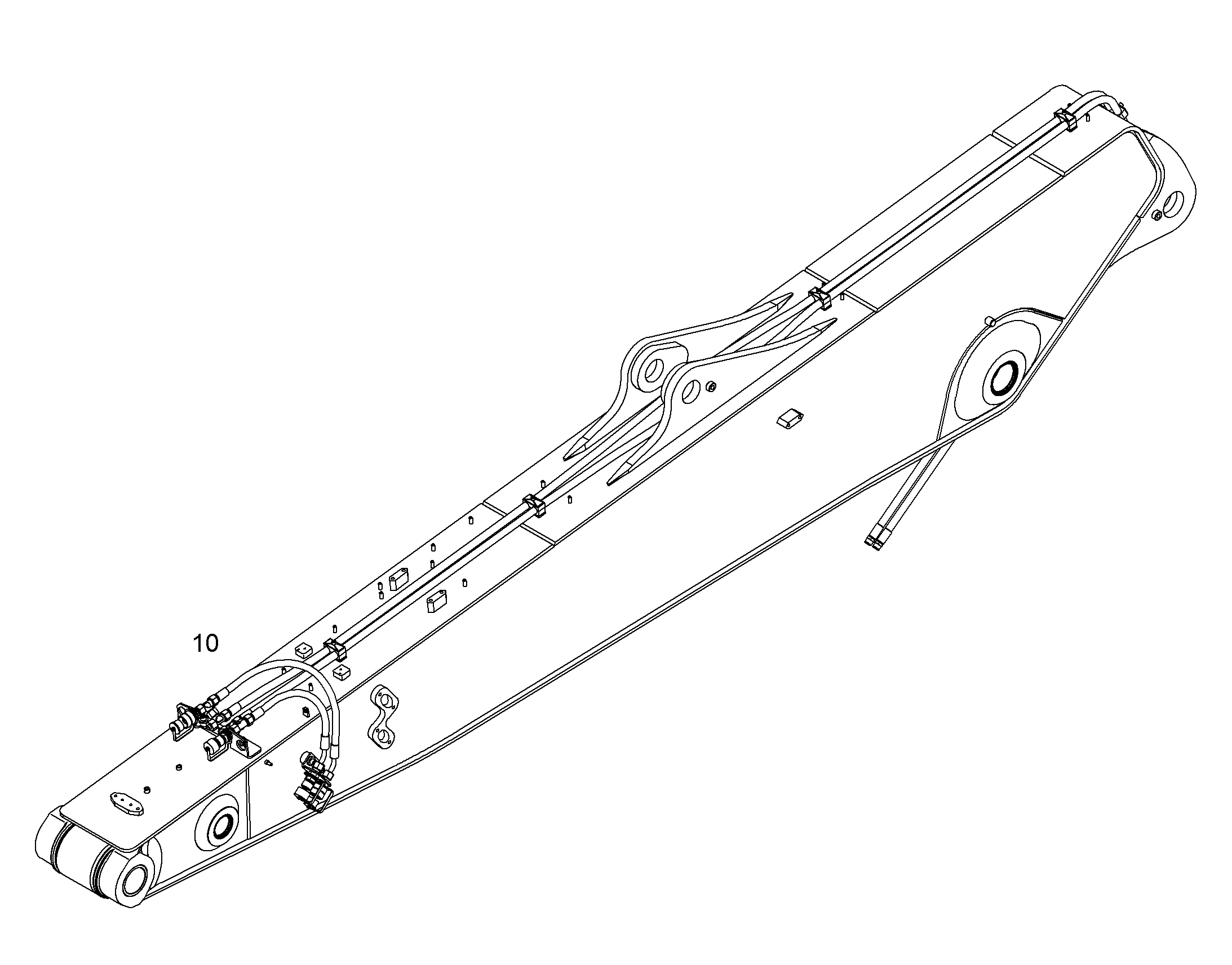 ПРОВОДКА ПРИВОД МЕХ. ПОВОРОТА 10823544 LIEBHERR