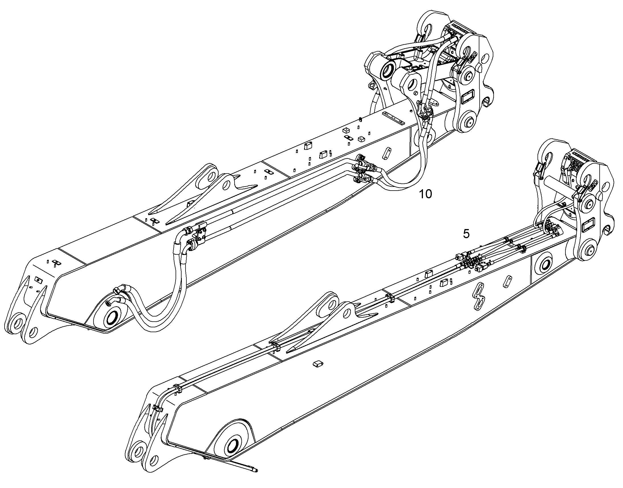 ПРОВОДКА ПРИВОД МЕХ. ПОВОРОТА 10823554 LIEBHERR