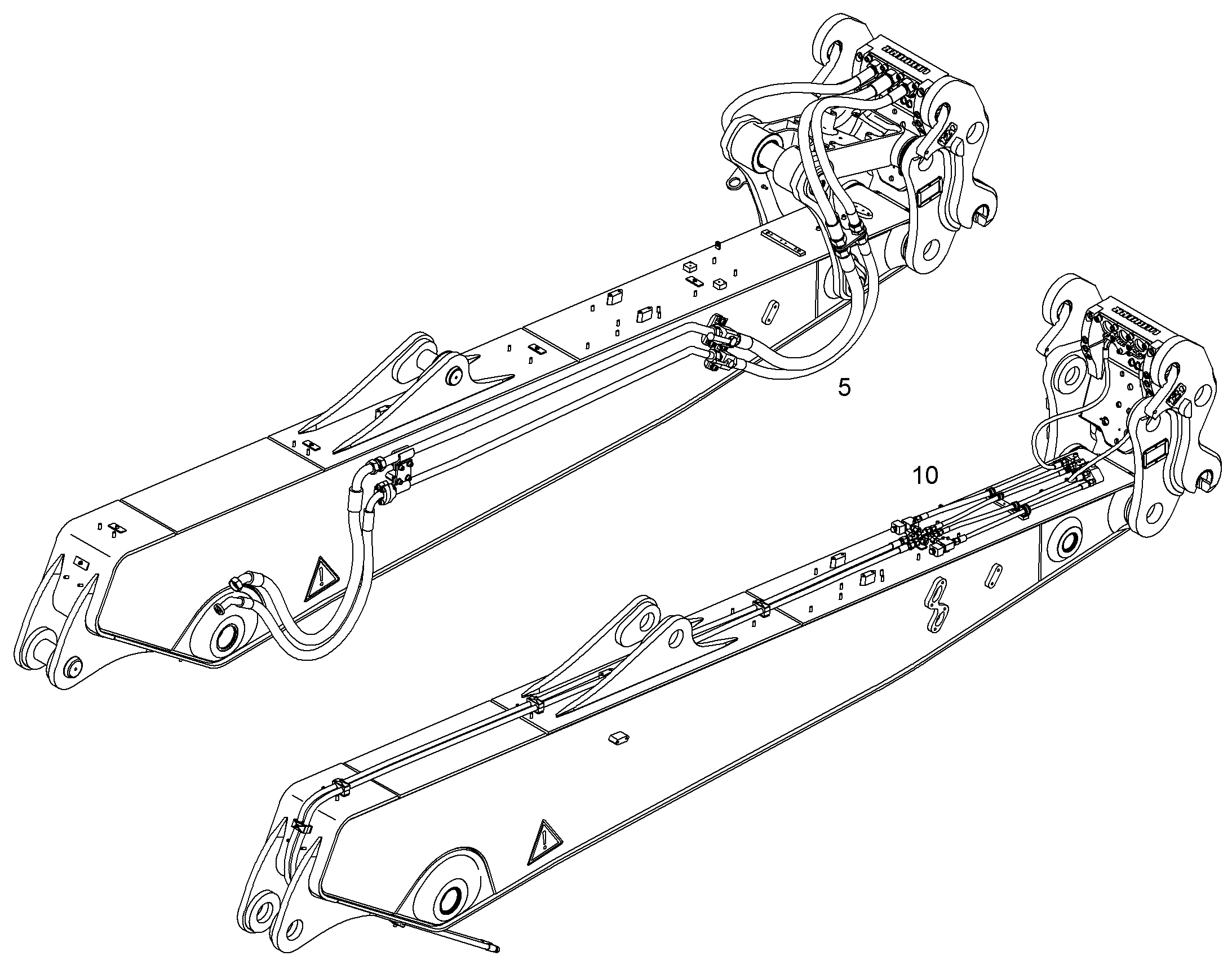 ПРОВОДКА ПРИВОД МЕХ. ПОВОРОТА 10823560 LIEBHERR