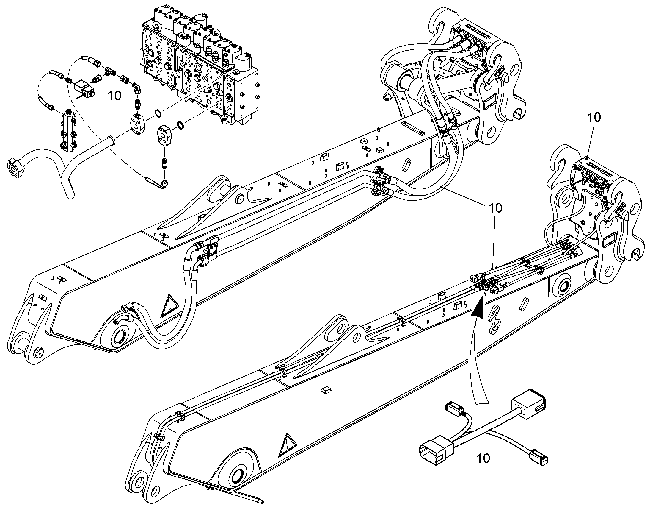 LIKUFIX 66 ДЛЯ РУКОЯТИ КОВША 3,90M 10823557 LIEBHERR