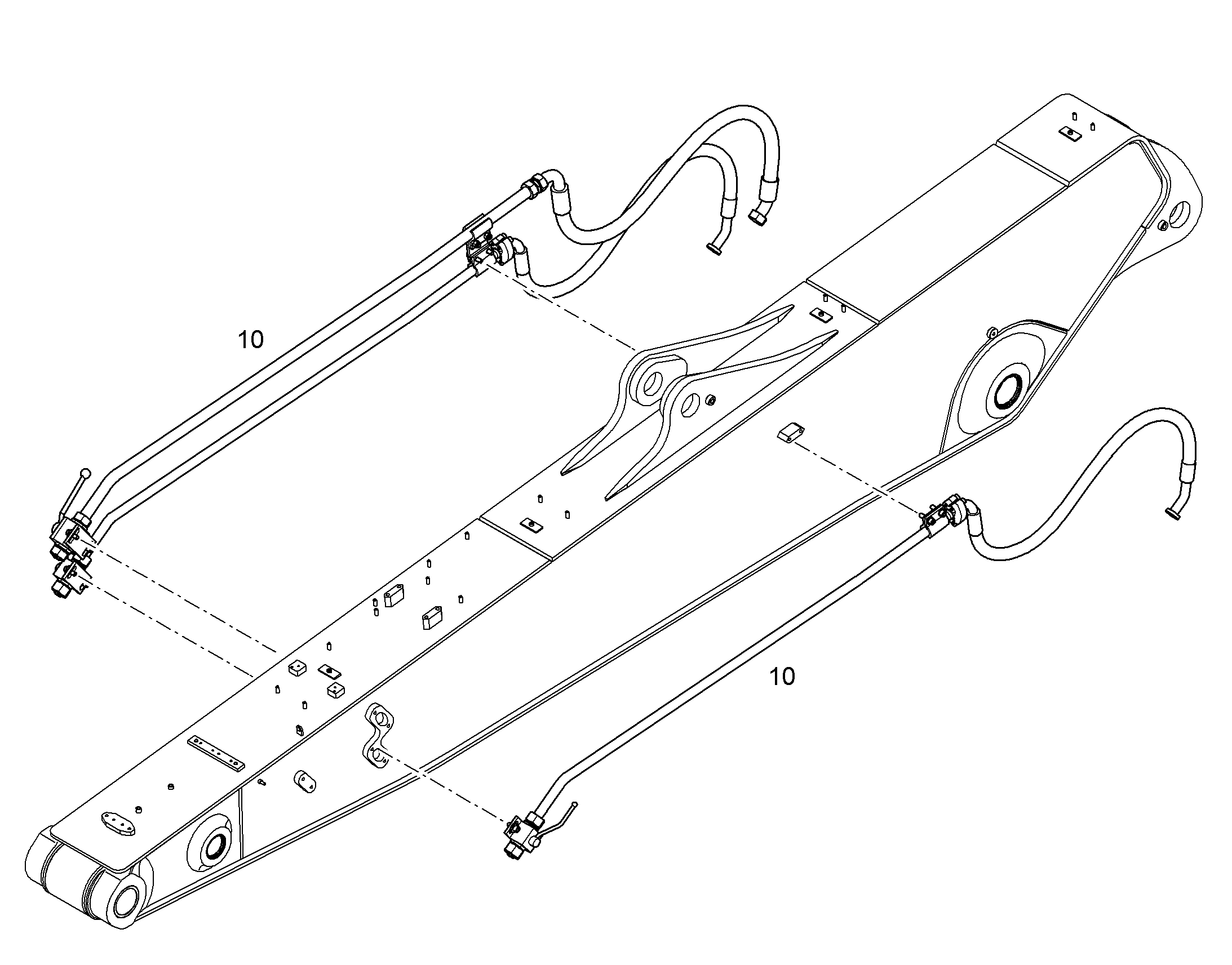 ПРОВОДКА МОНТАЖ AHS 10823534 LIEBHERR