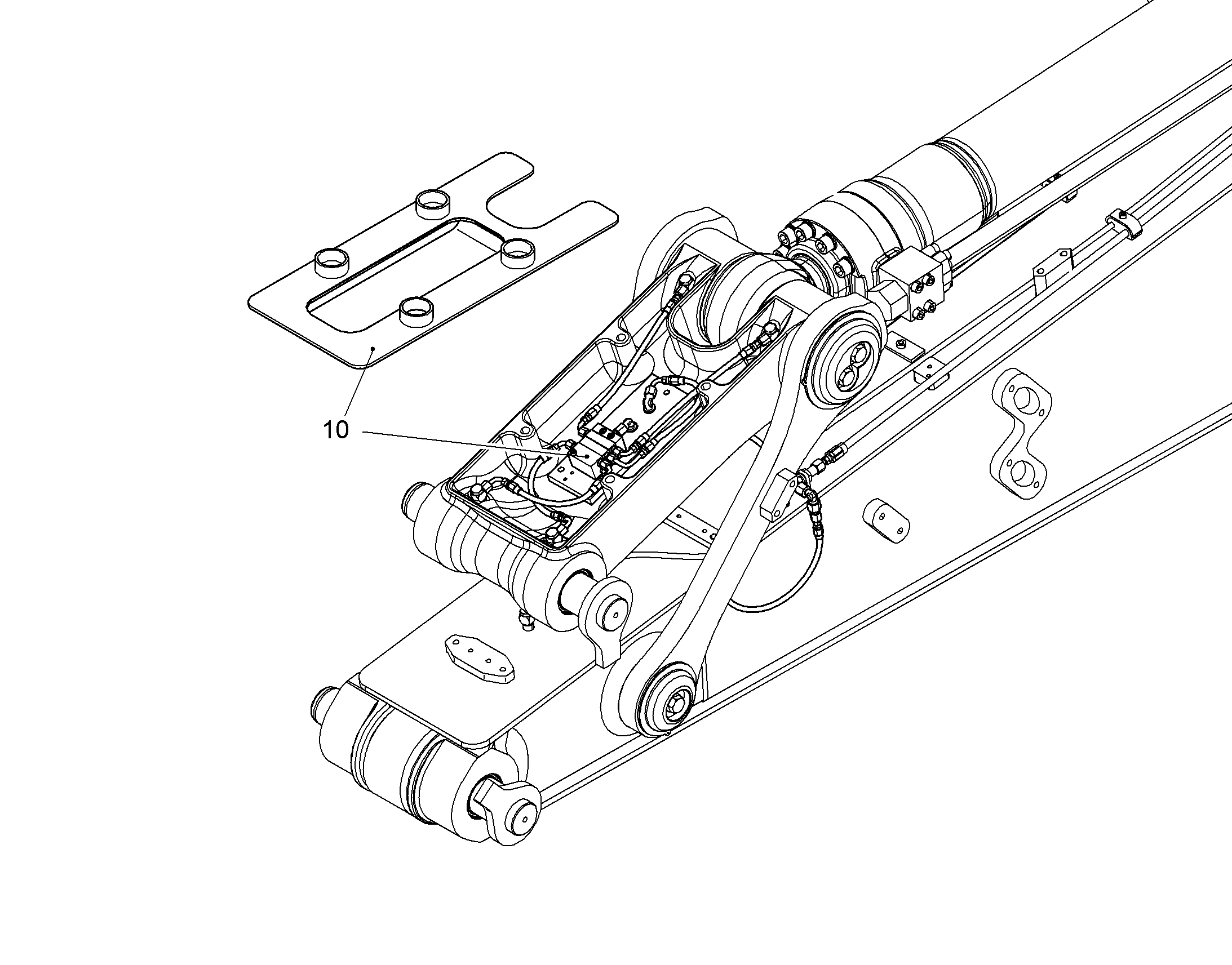 СМАЗОЧНЫЕ ЛИНИИ ДЛЯ НАКЛАДОК 10833007 LIEBHERR