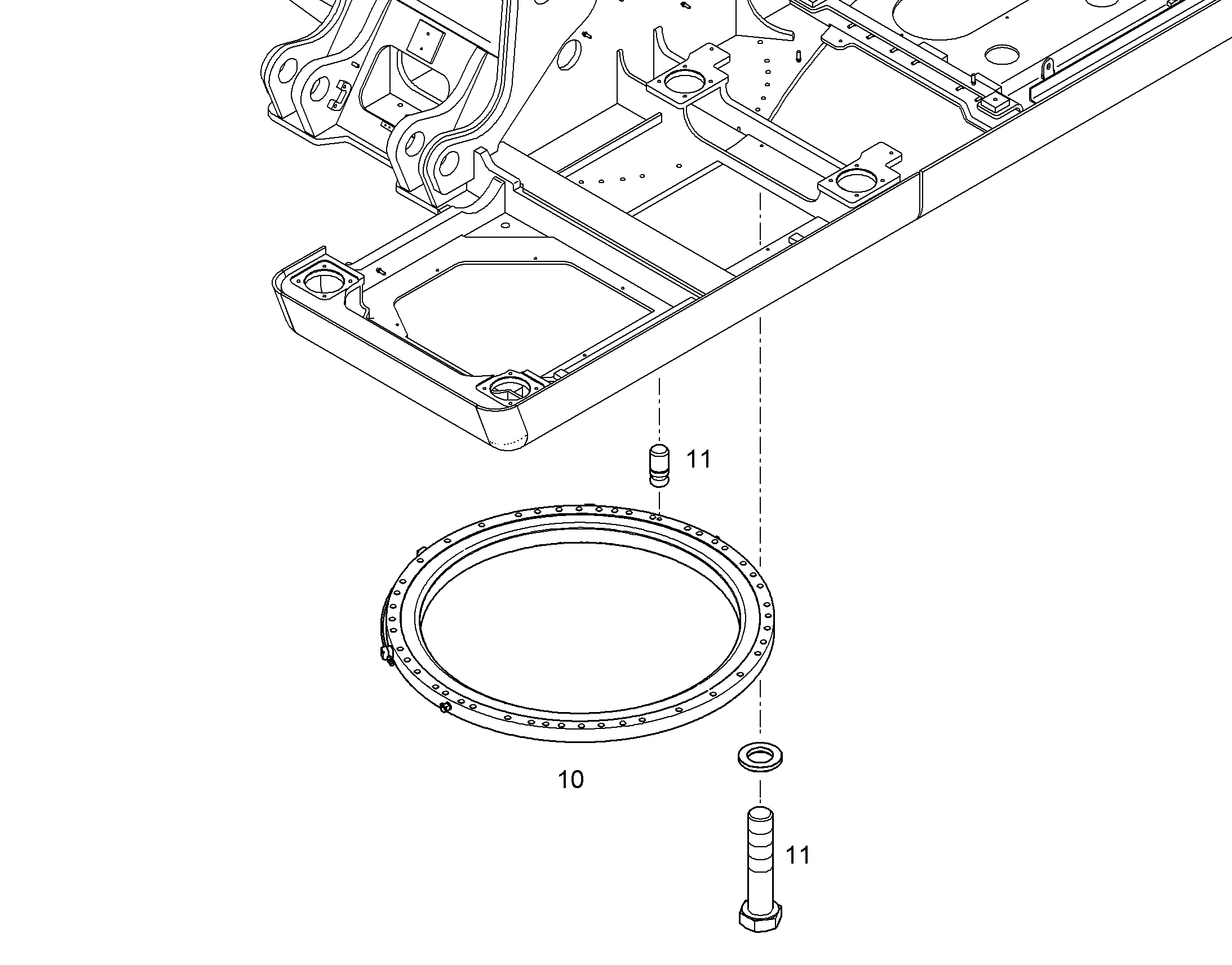 ШАРИКОВЫЙ ШАРНИР В СБОРЕ 10829643 LIEBHERR