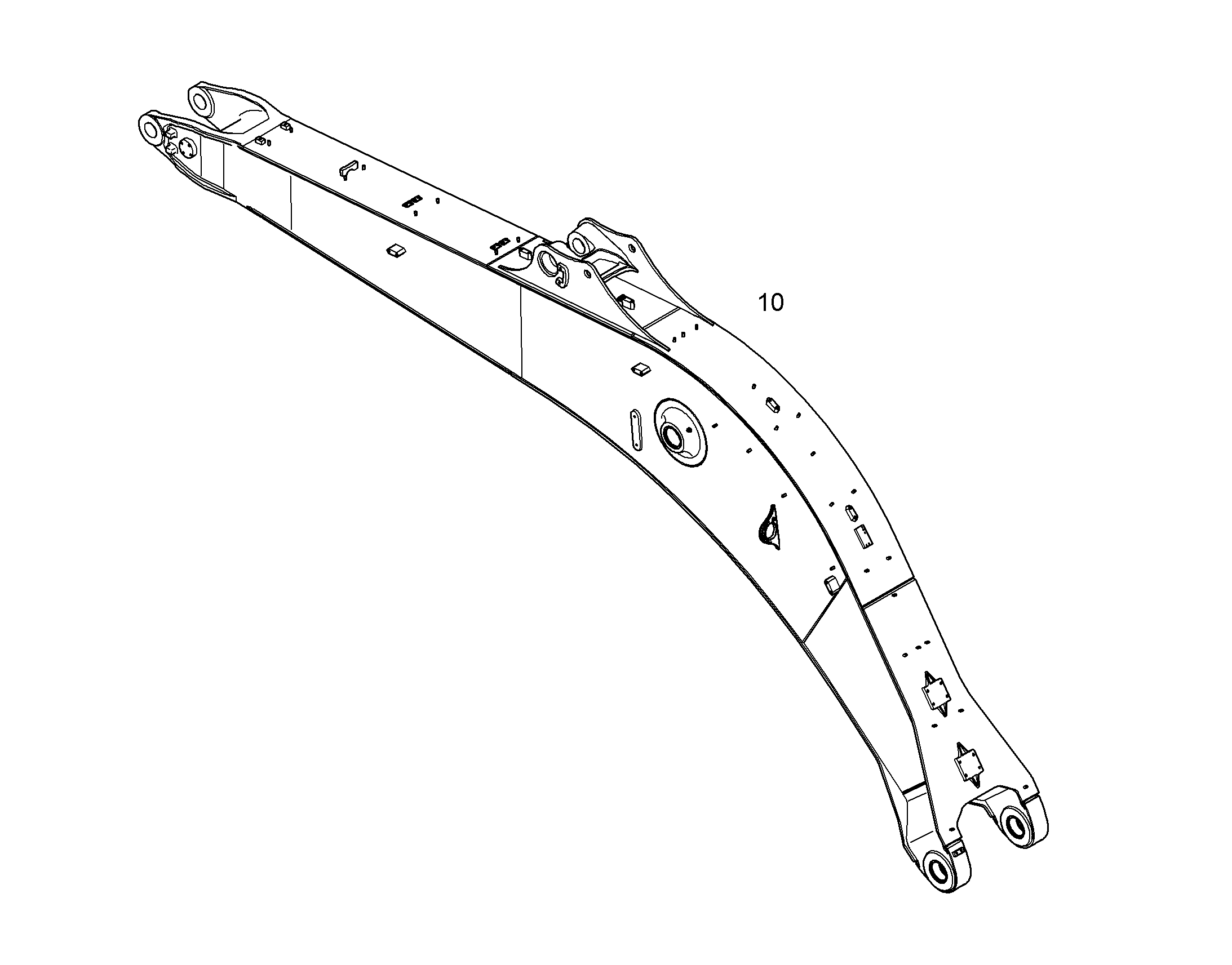 СТРЕЛА ОДНОКОРПУСНАЯ 5,70M 12868011 LIEBHERR