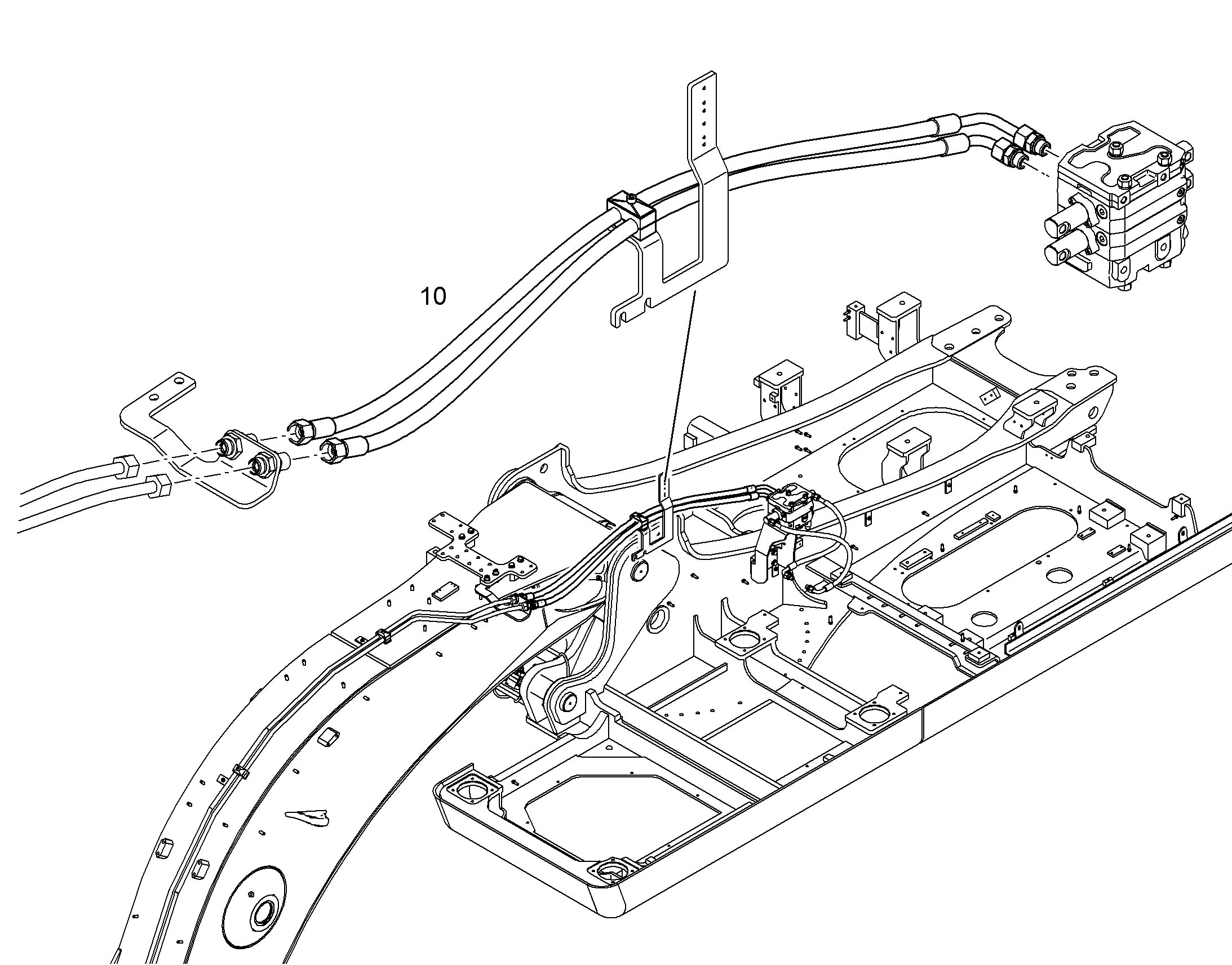 ГИДРАВЛИЧЕСКАЯ СИСТЕМА 10840810 LIEBHERR