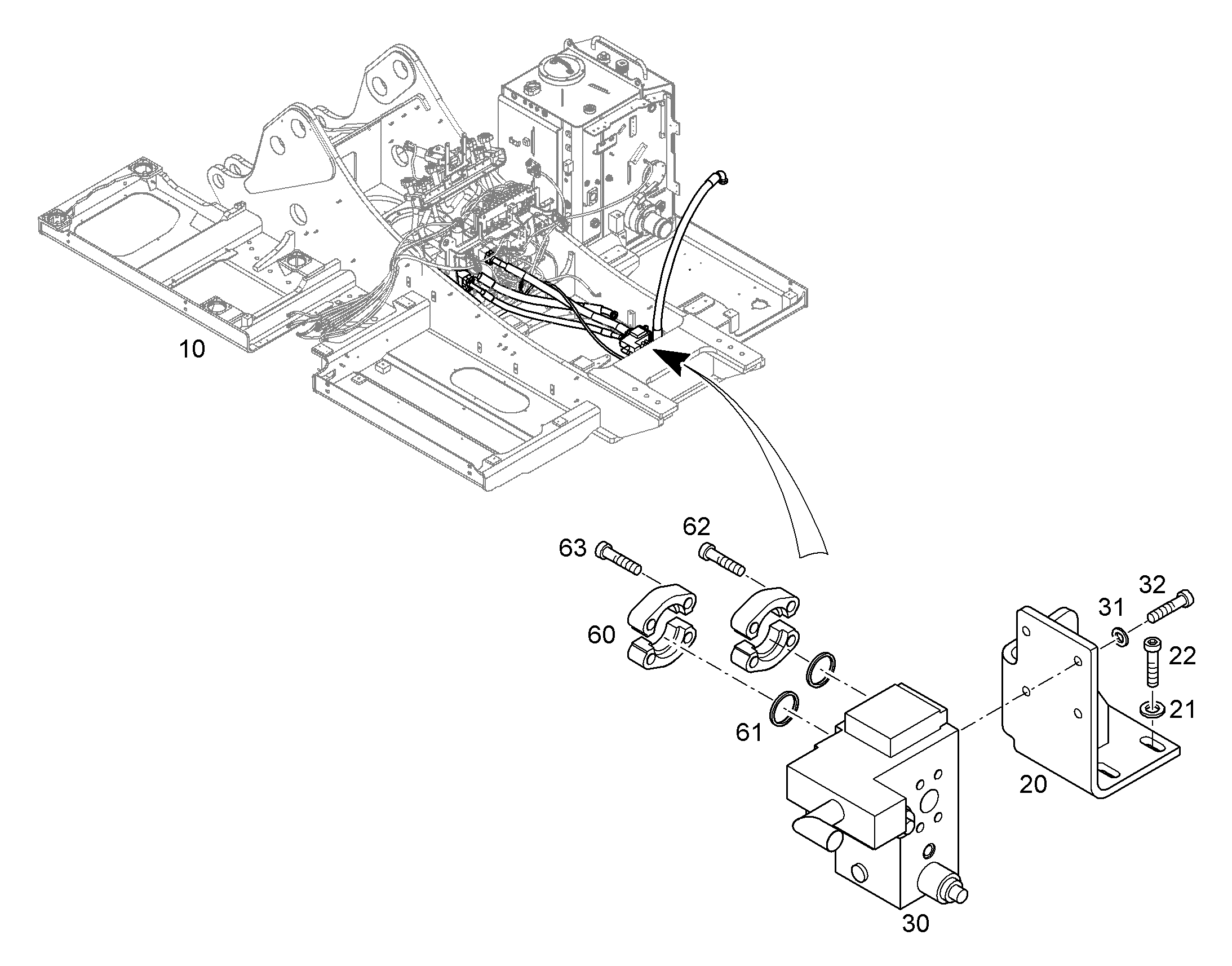 ПЕРЕОБОРУД. ПОВОР. ПЛАТФОРМЫ 10407208 LIEBHERR