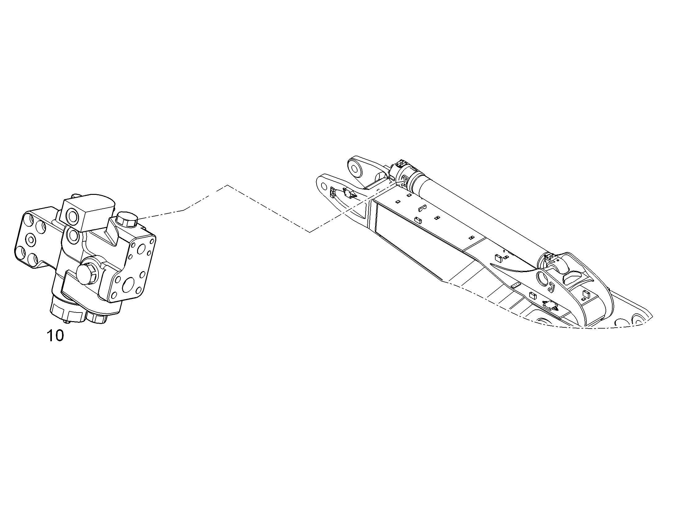 ЗАЩ.ТРУБЫ ЦИЛ.РУК. 10839179 LIEBHERR
