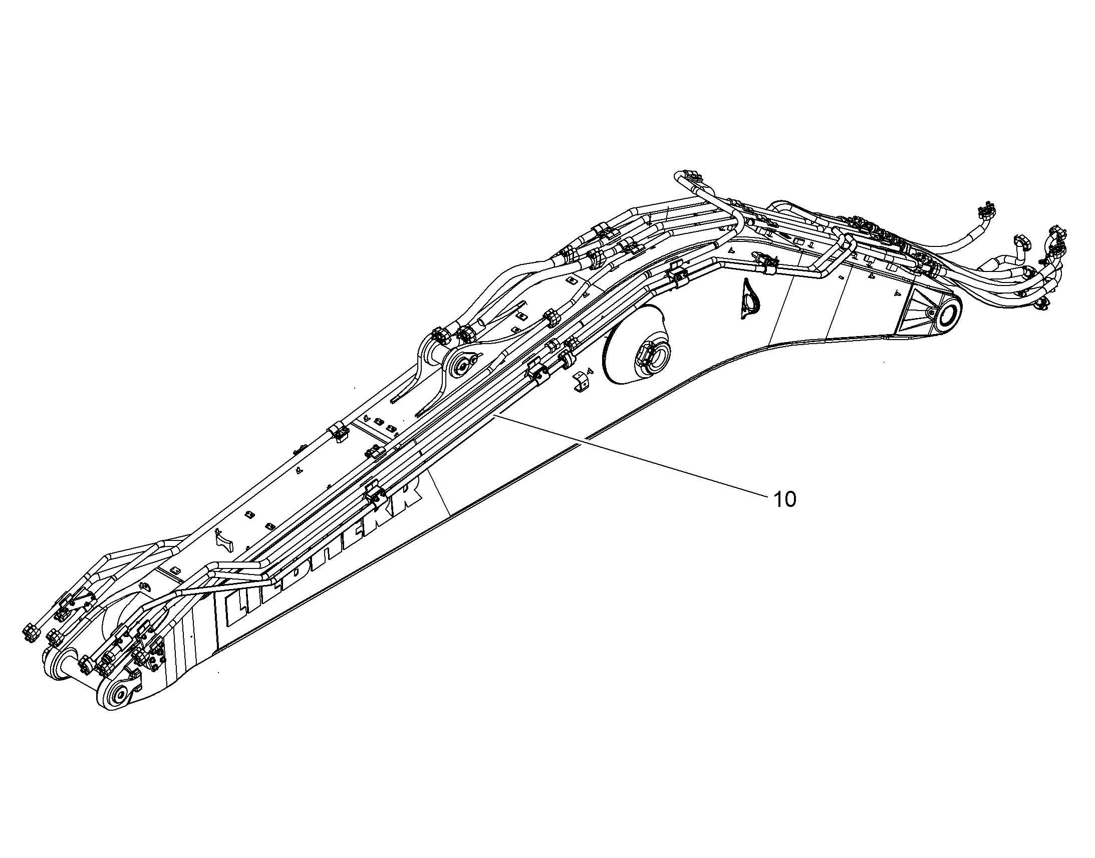 ПРОВОДКА МОНТАЖ AHS 12 10832657 LIEBHERR