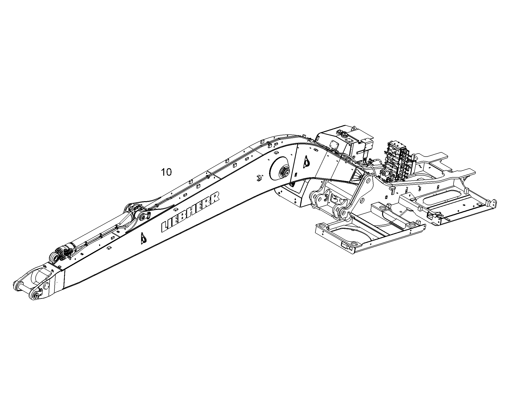 ЗАЩ.ТРУБЫ ЦИЛ.РУК. 10376337 LIEBHERR