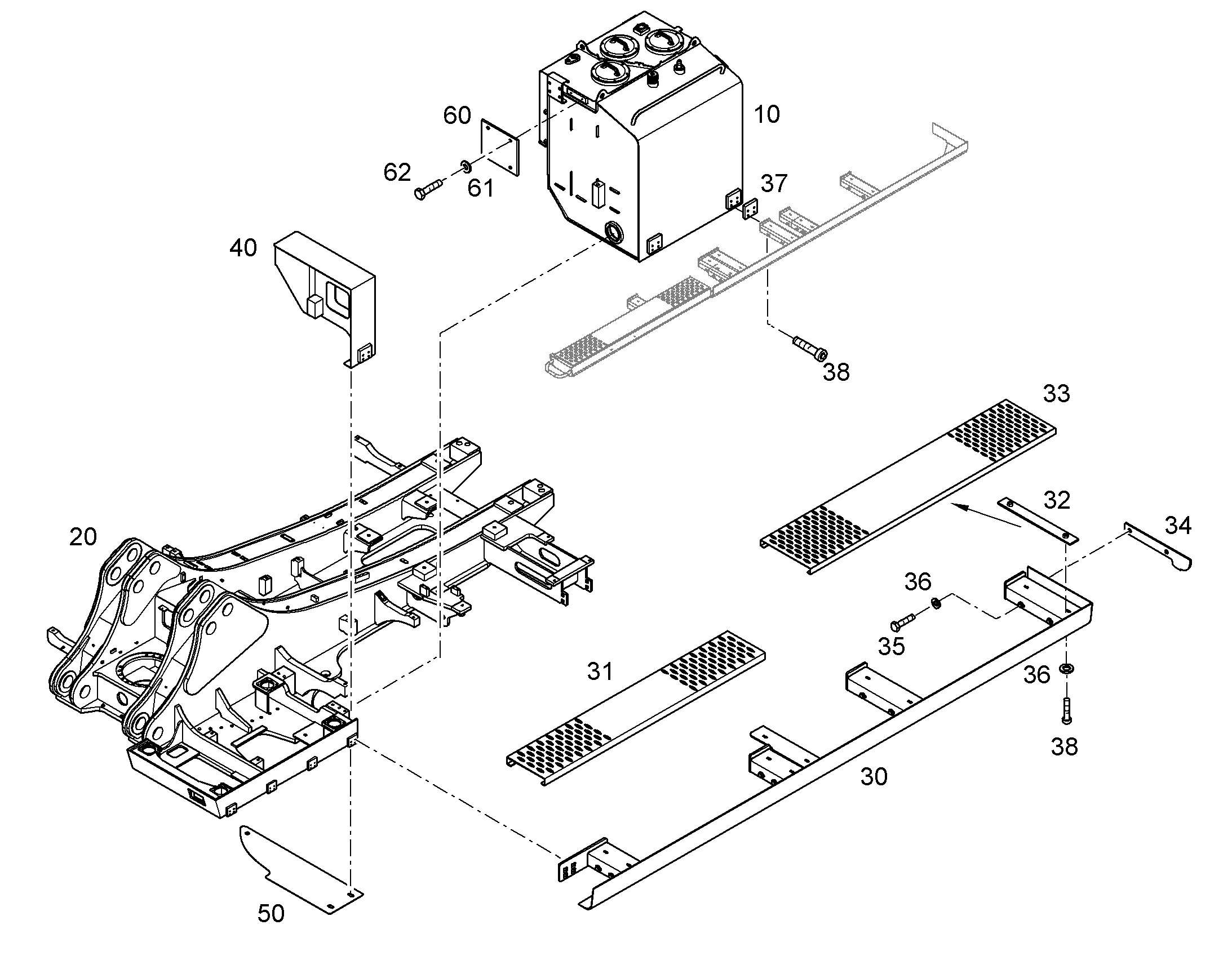 ПОВОРОТНАЯ ПЛАТФОРМА 10836099 LIEBHERR