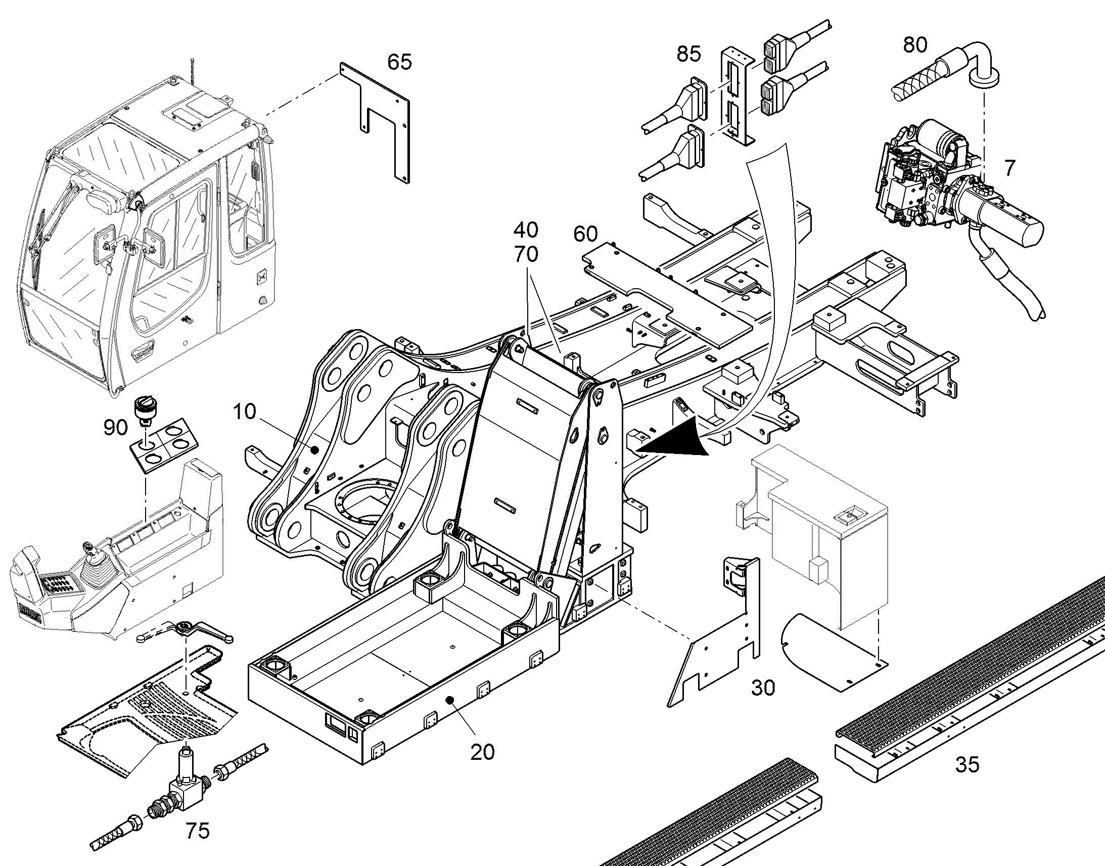 ПОДЪЕМНИК, КОМПЛЕКТ 10846533 LIEBHERR