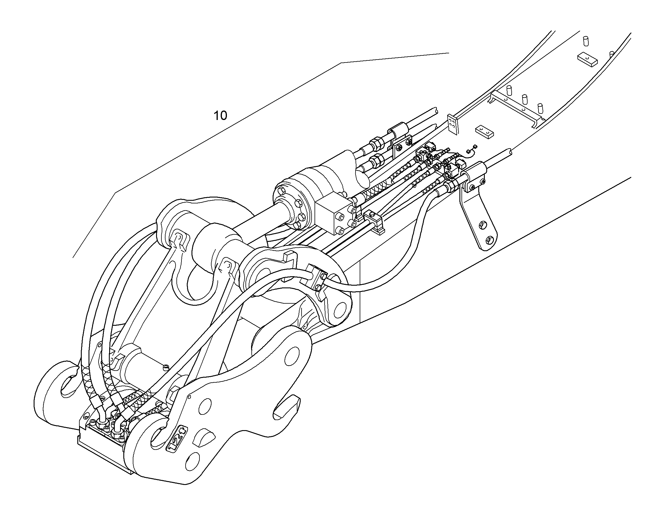 LIKUFIX 66 ДЛЯ РУКОЯТИ КОВША 3.10M 10841453 LIEBHERR