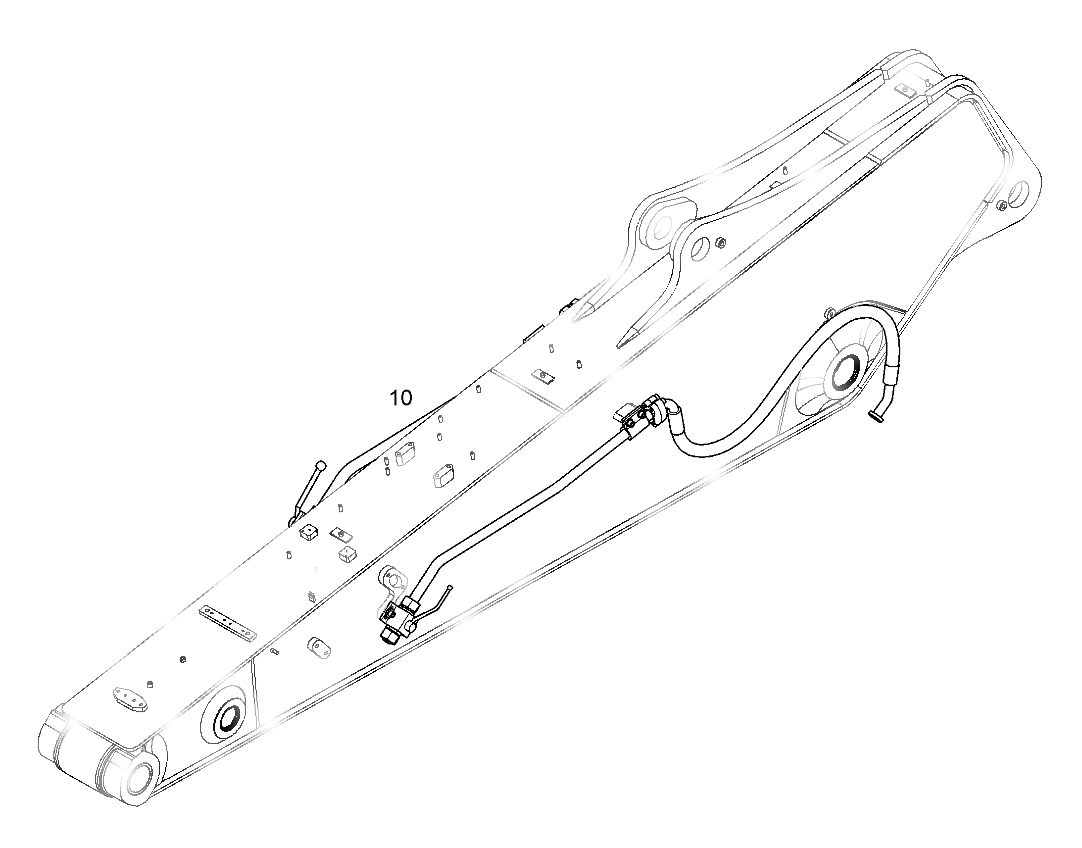 ПРОВОДКА МОНТАЖ AHS 10820300 LIEBHERR