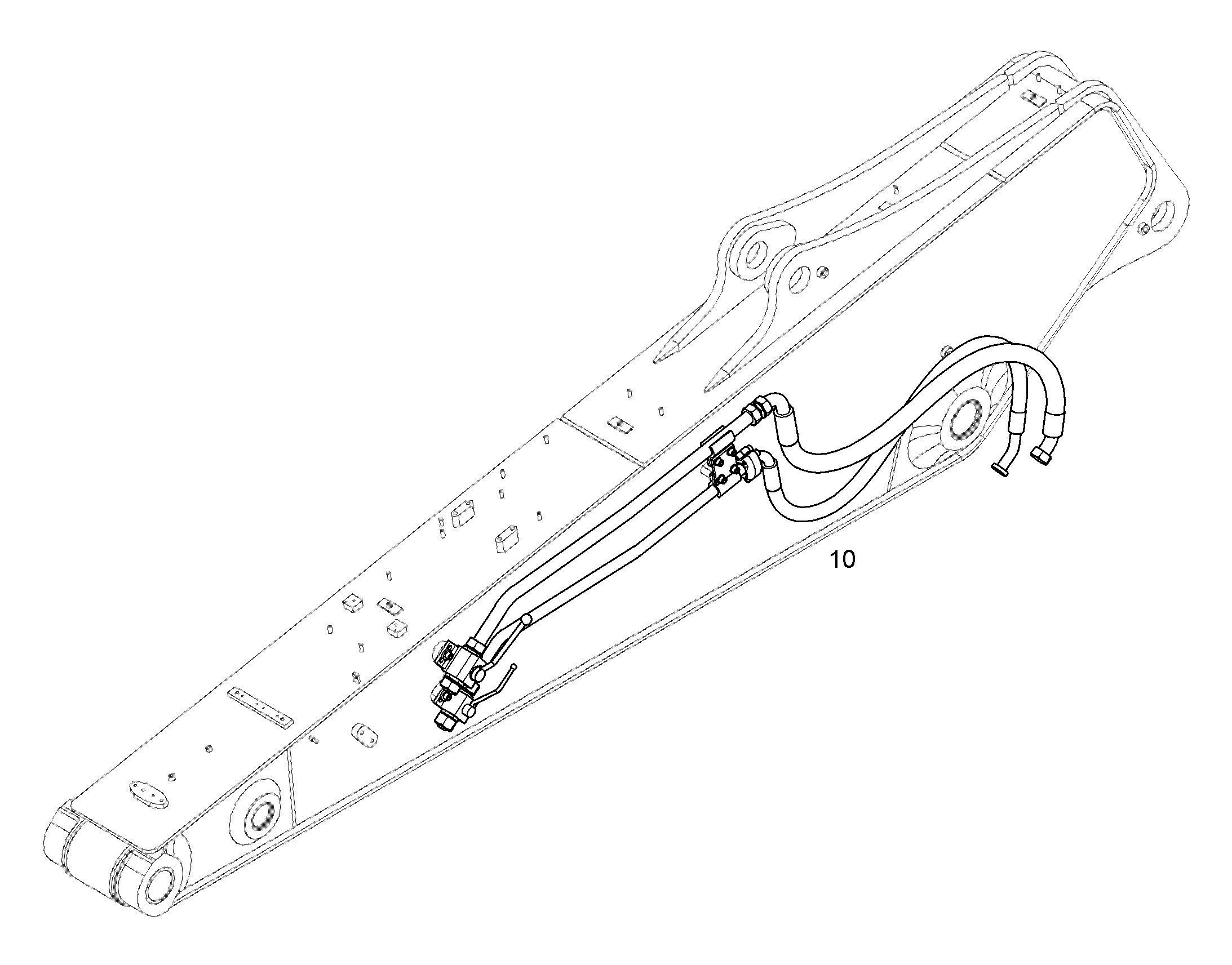 ПРОВОДКА МОНТАЖ AHS 10820306 LIEBHERR